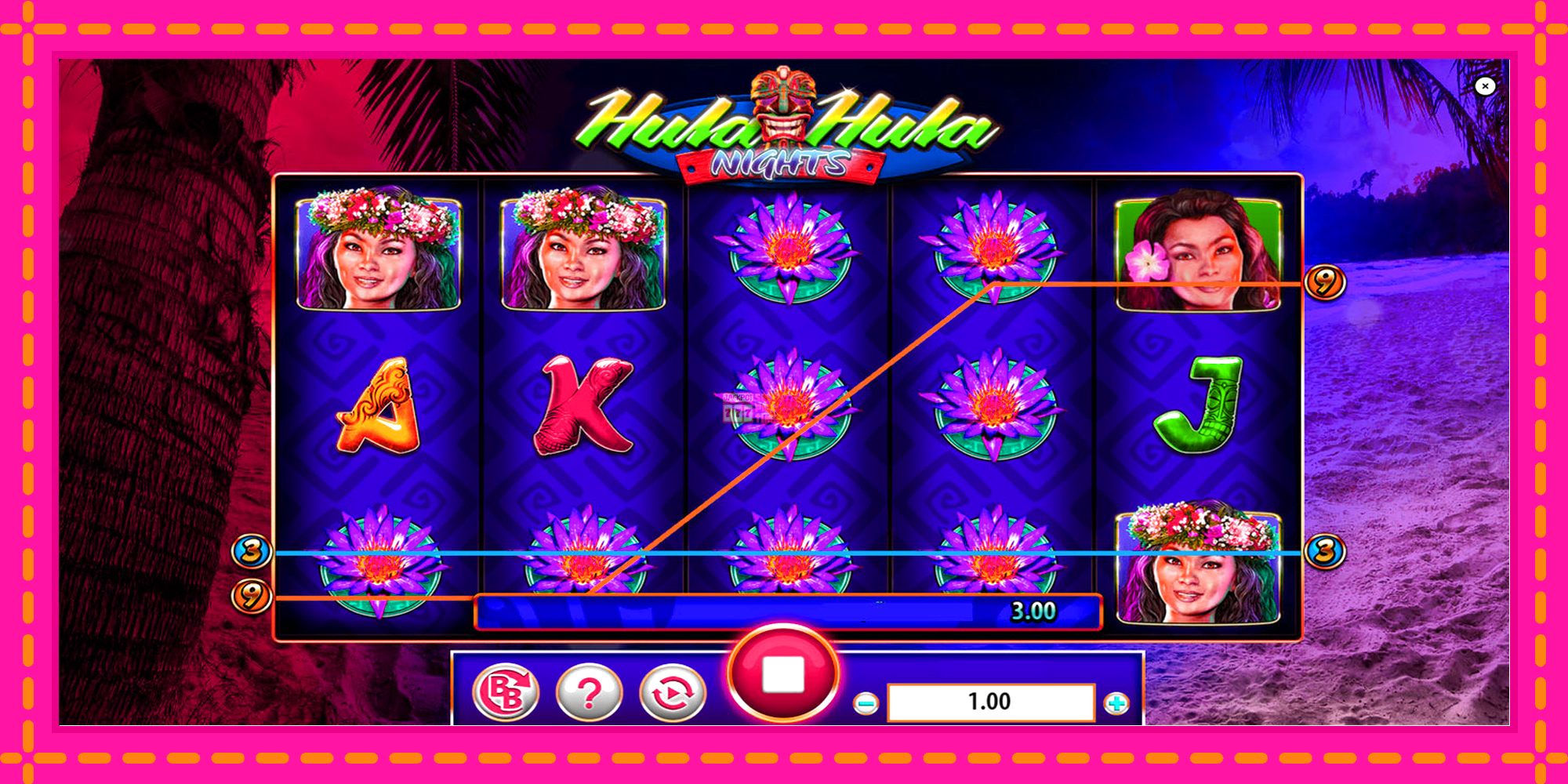 Slot machine Hula Hula Nights gratuitamente, immagine 2