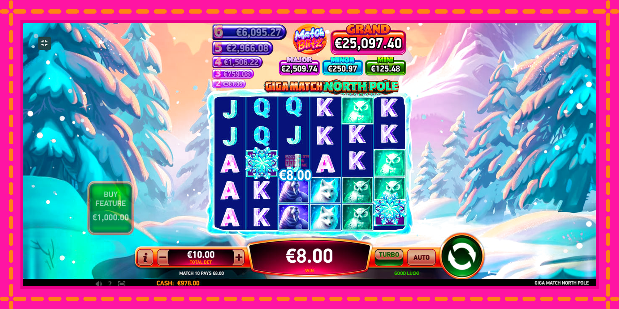 Slot machine Giga Match North Pole gratuitamente, immagine 5