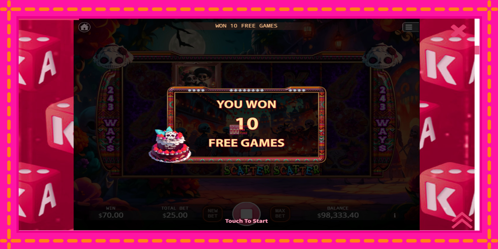 Slot machine Ofrenda Magic gratuitamente, immagine 3