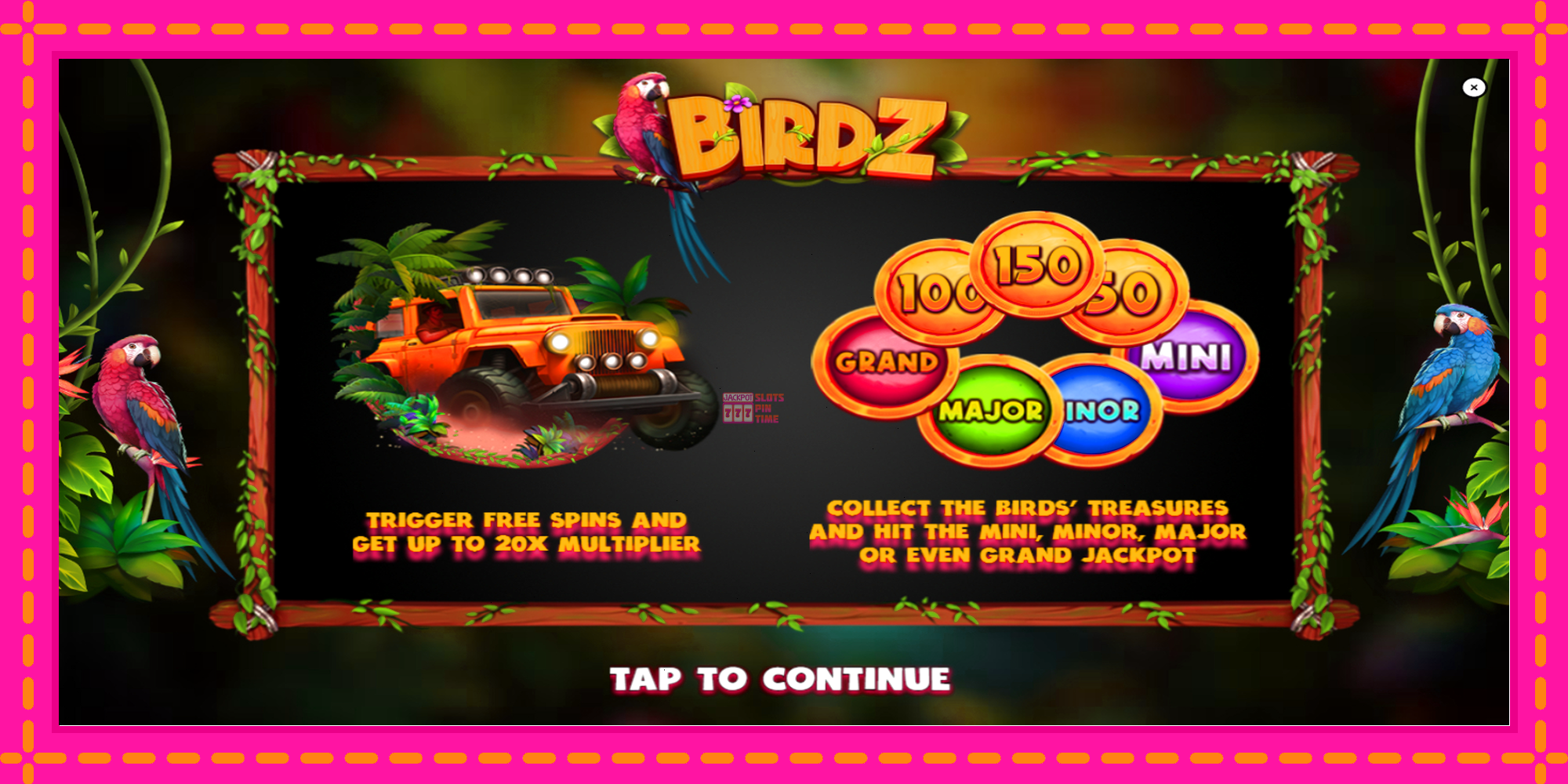 Slot machine BIRDZ gratuitamente, immagine 1