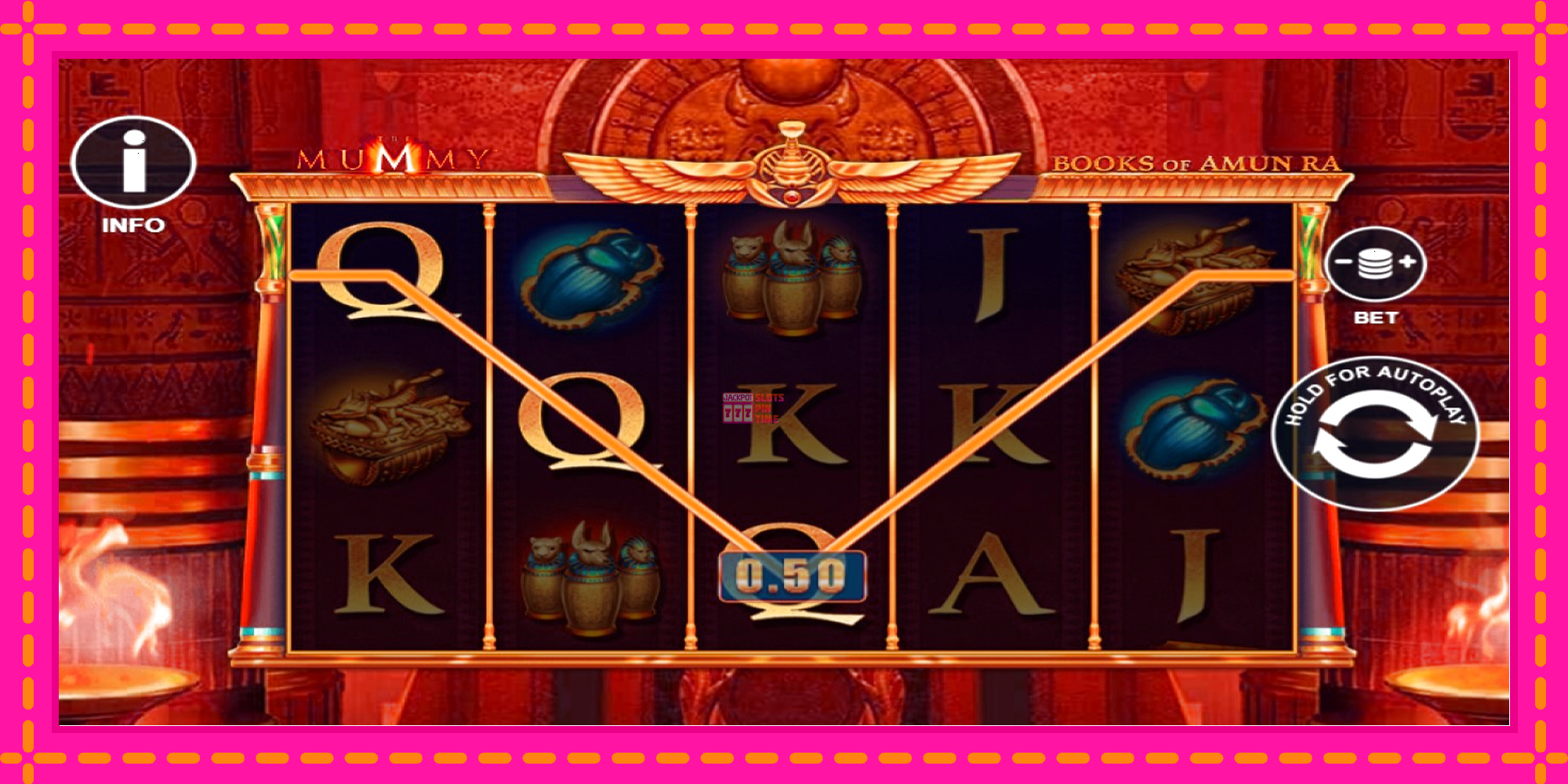 Slot machine The Mummy Books of Amun Ra gratuitamente, immagine 3