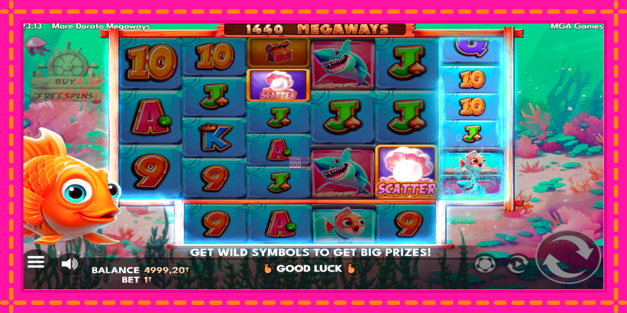 Slot machine Mare Dorato Megaways gratuitamente, immagine 3