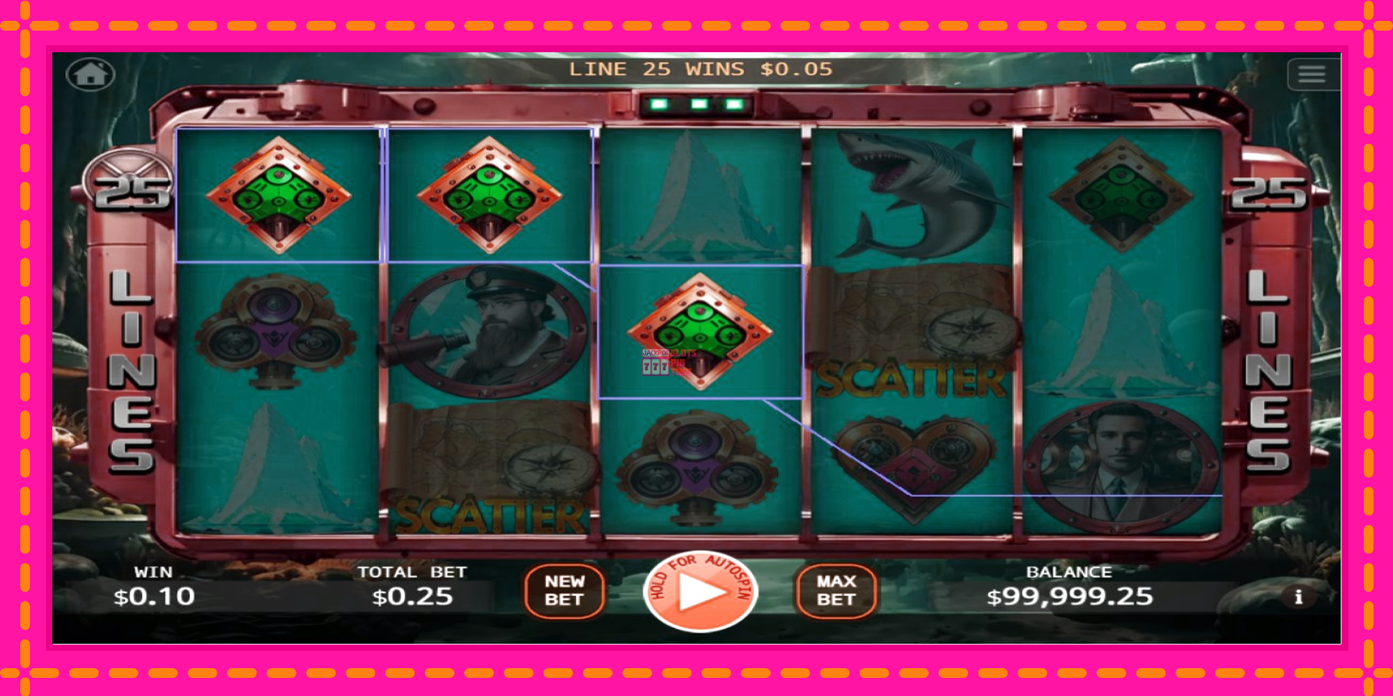 Slot machine 20000 Leagues under the Sea gratuitamente, immagine 3