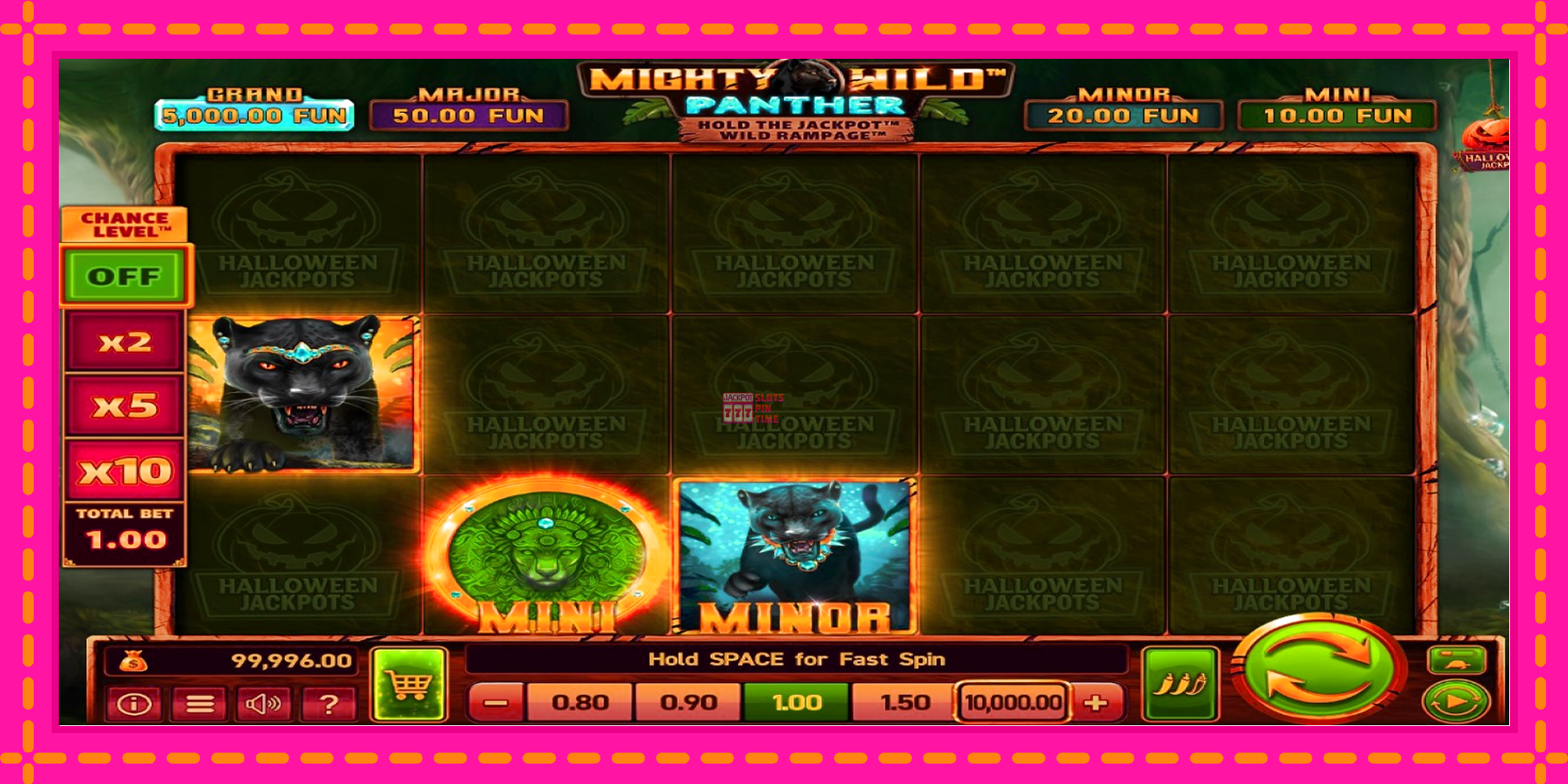 Slot machine Mighty Wild: Panther Grand Diamond Edition Halloween Jackpots gratuitamente, immagine 2