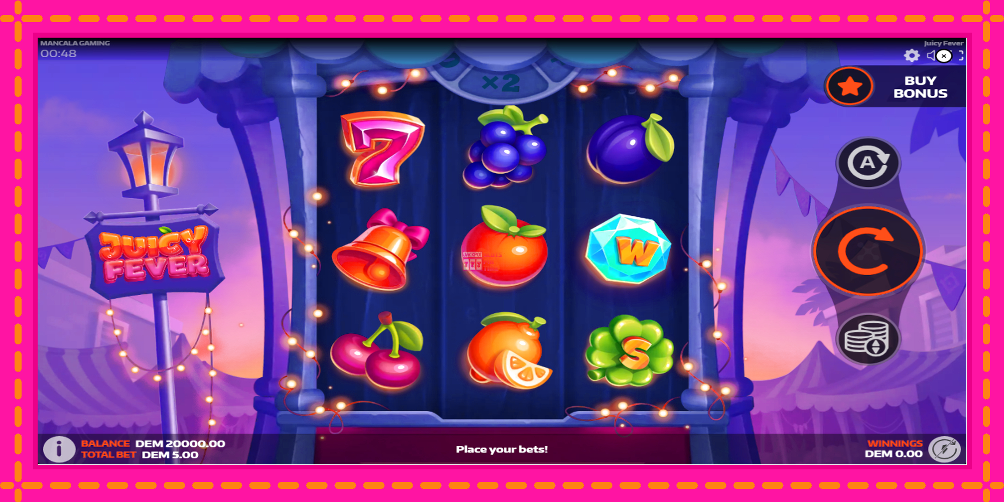 Slot machine Juicy Fever gratuitamente, immagine 2