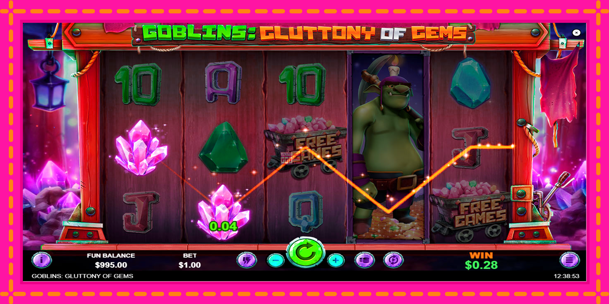 Slot machine Goblins Gluttony of Gems gratuitamente, immagine 3