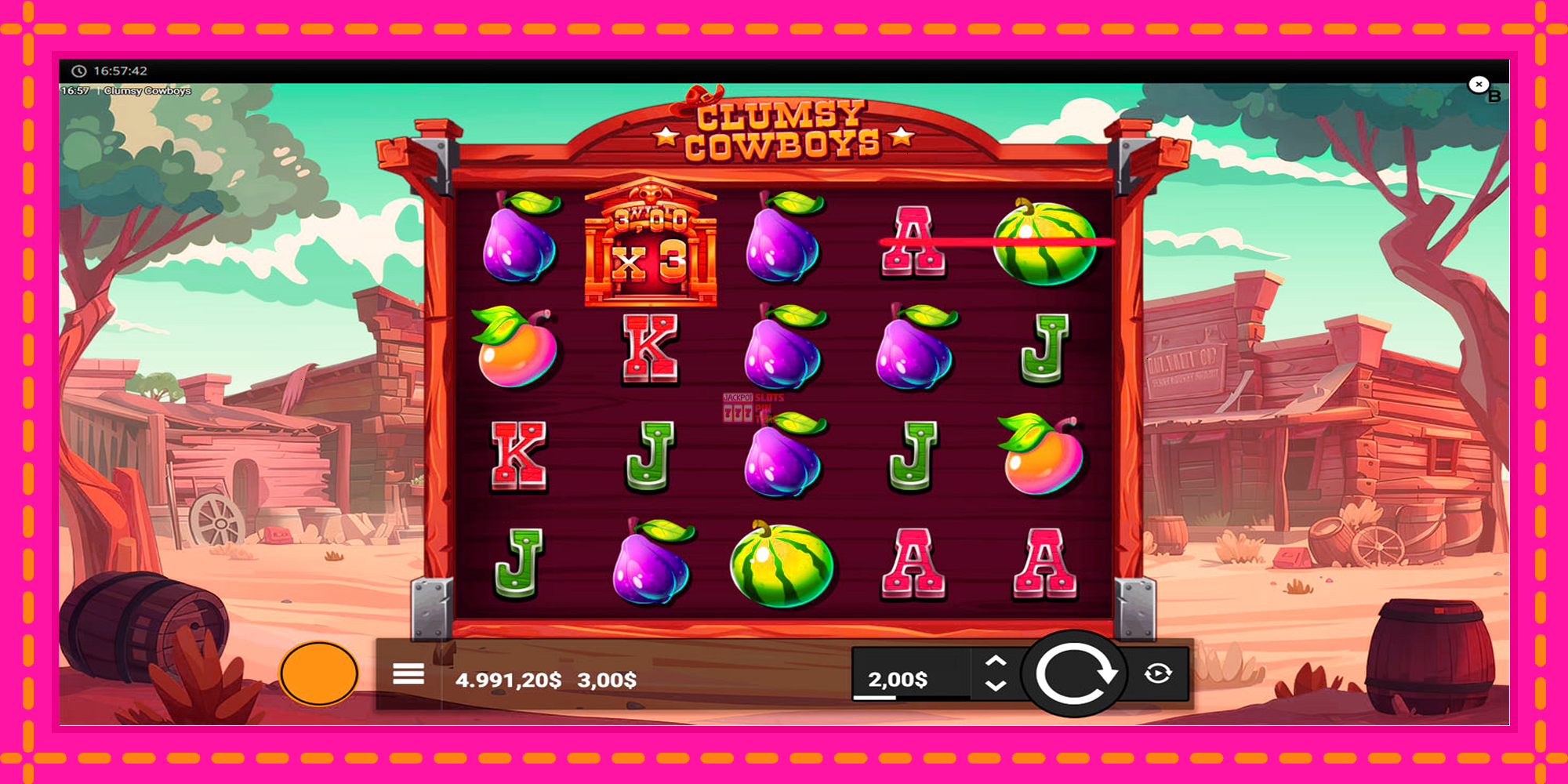 Slot machine Clumsy Cowboys gratuitamente, immagine 3