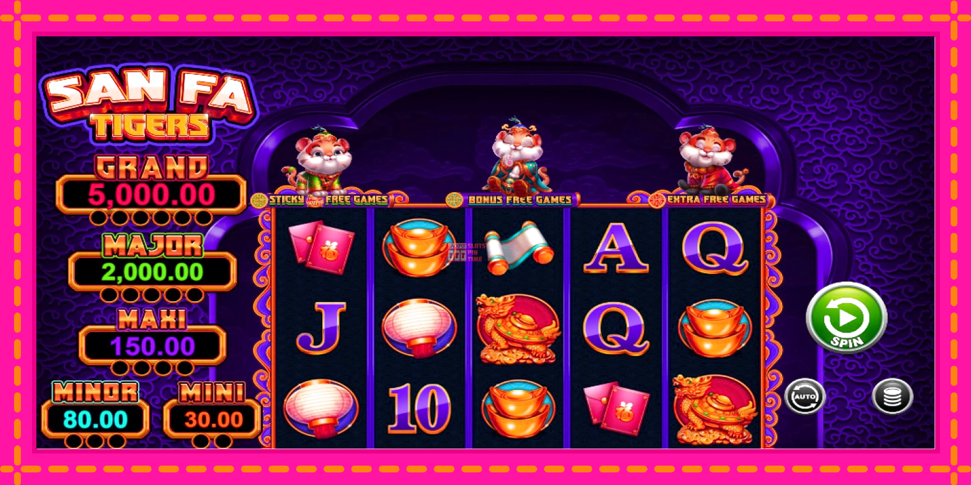 Slot machine San Fa Tigers gratuitamente, immagine 1