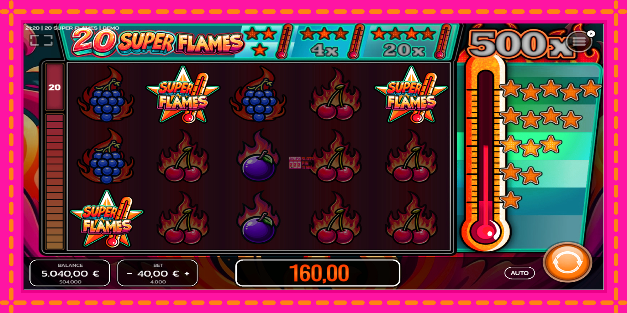 Slot machine 20 Super Flames gratuitamente, immagine 2