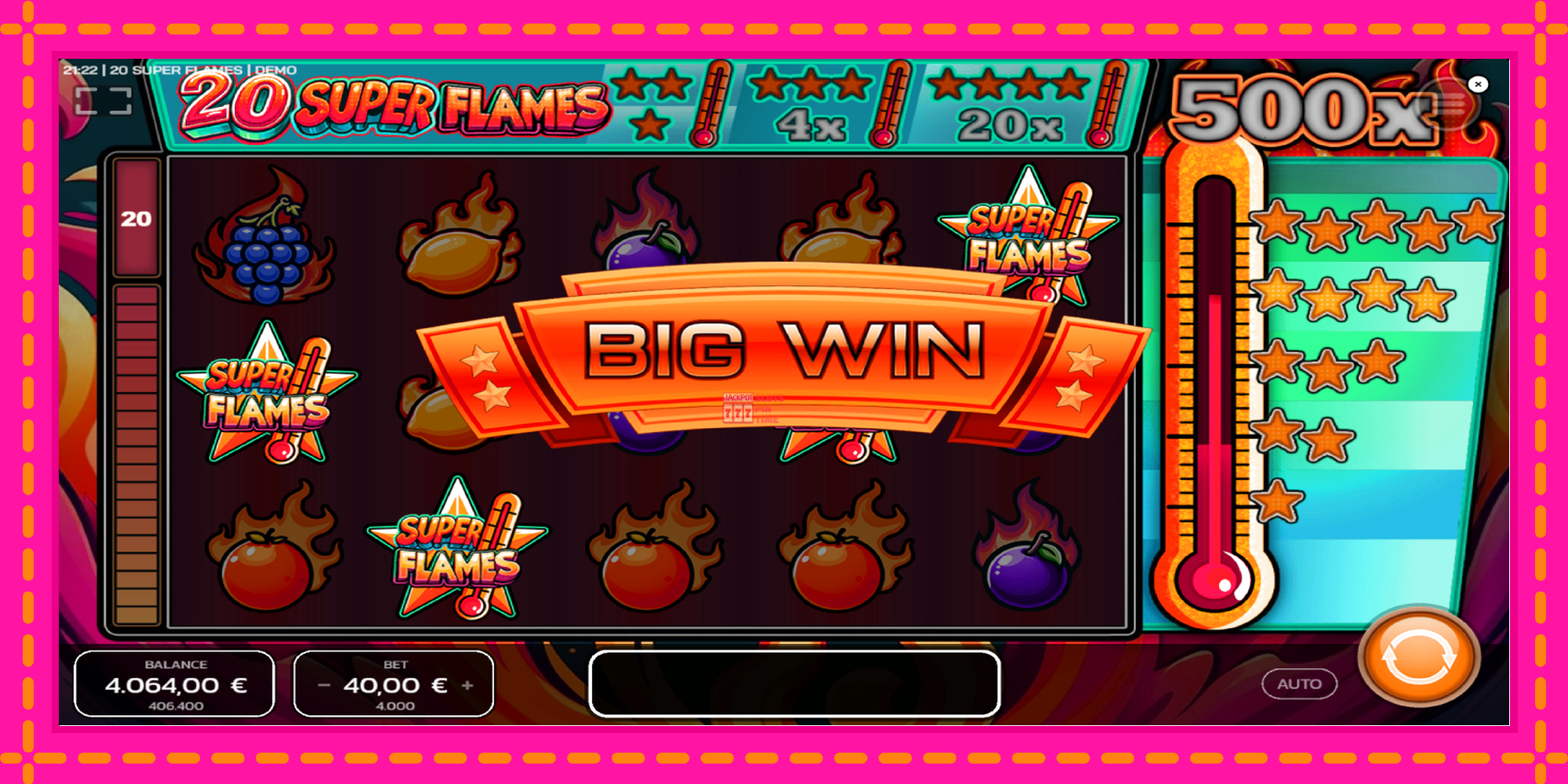 Slot machine 20 Super Flames gratuitamente, immagine 4