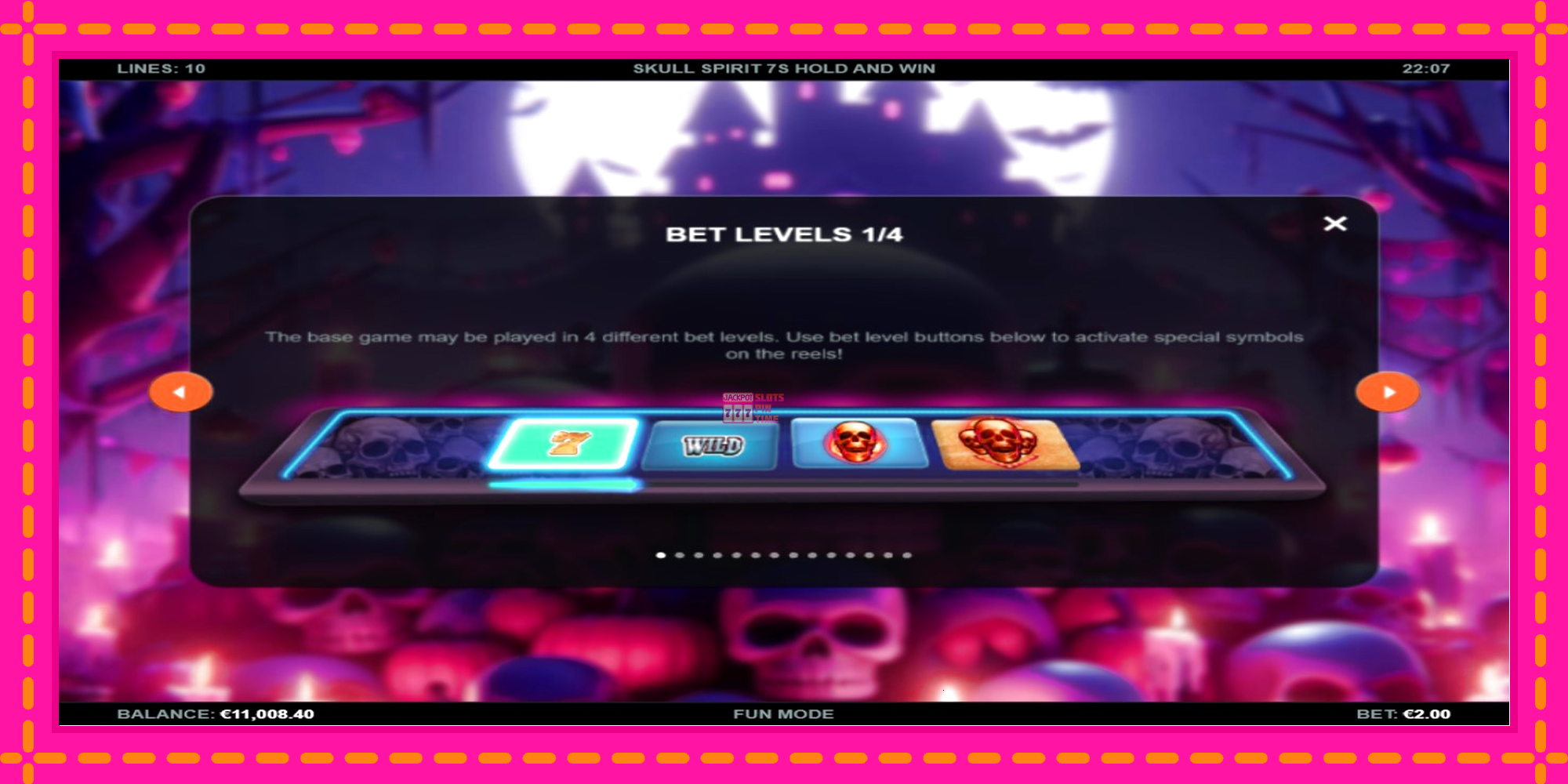 Slot machine Skull Spirit 7s Hold and Win gratuitamente, immagine 4