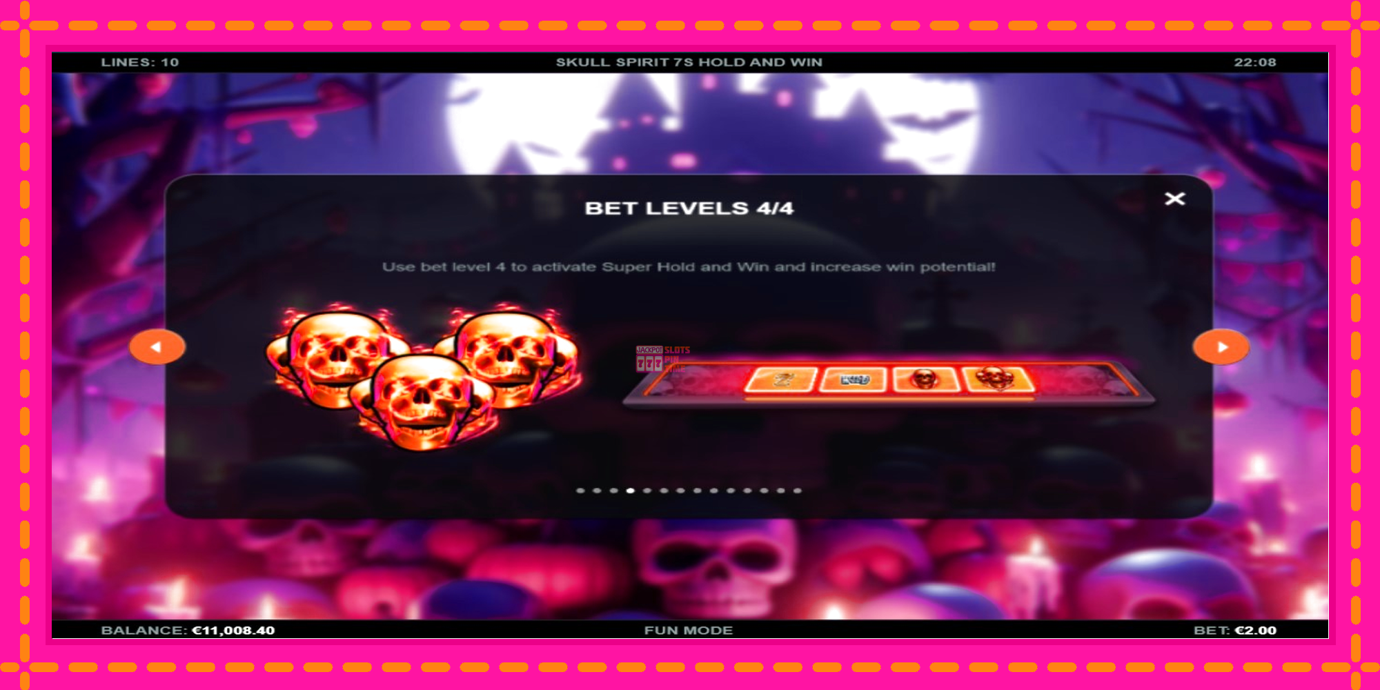 Slot machine Skull Spirit 7s Hold and Win gratuitamente, immagine 5