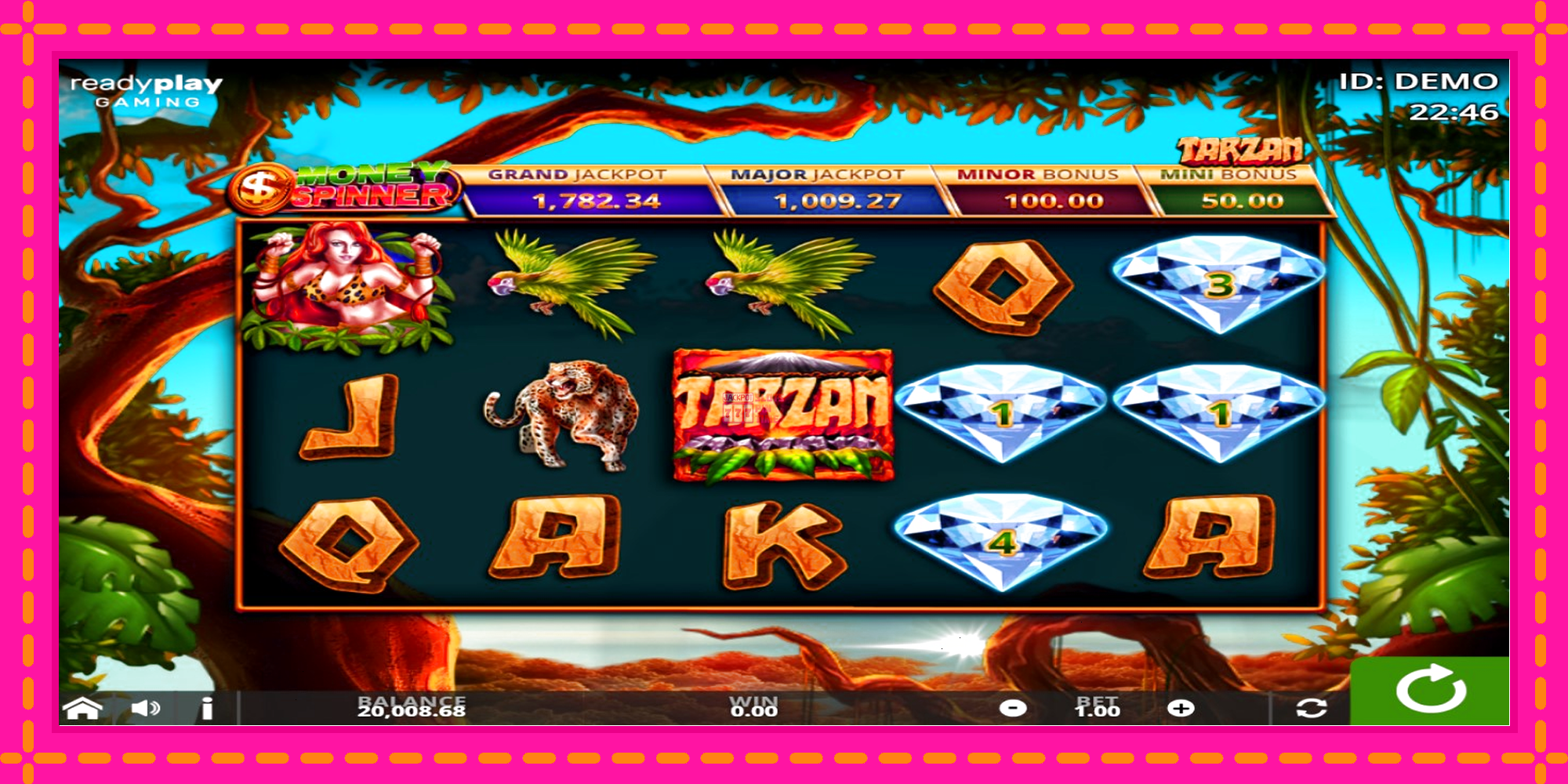 Slot machine Tarzan gratuitamente, immagine 1