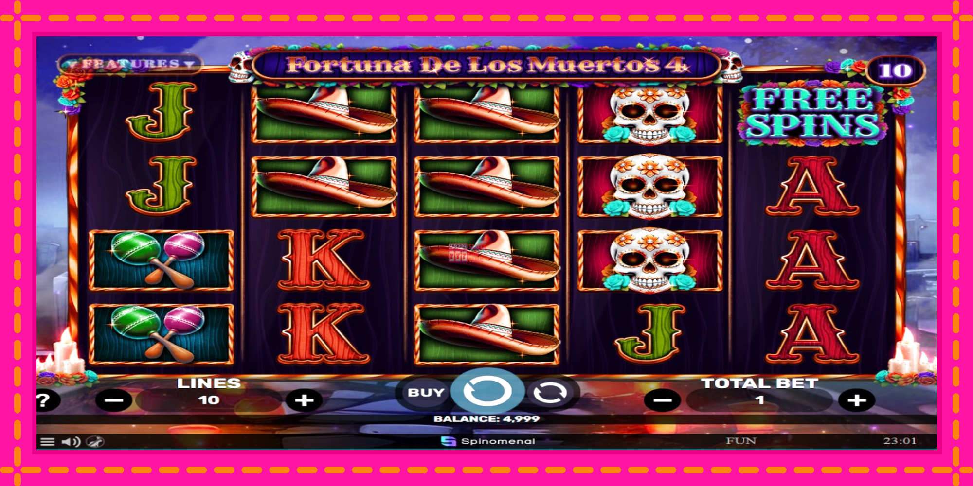 Slot machine Fortuna De Los Muertos 4 gratuitamente, immagine 2