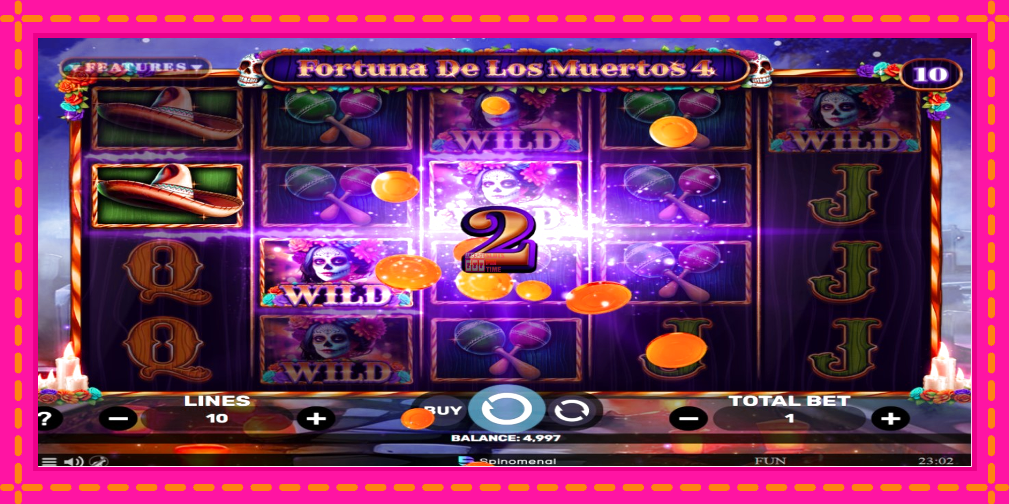 Slot machine Fortuna De Los Muertos 4 gratuitamente, immagine 3