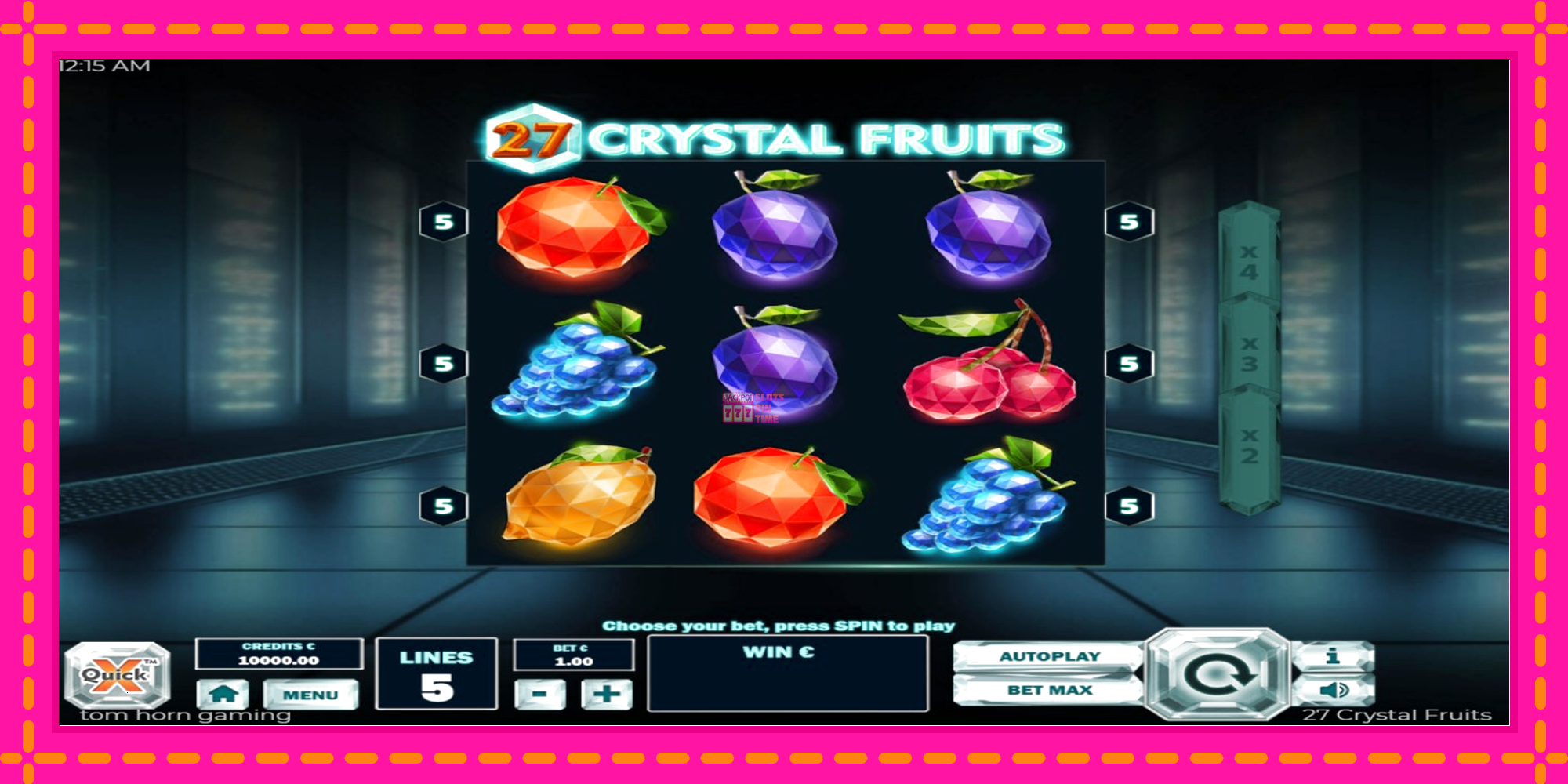 Slot machine 27 Crystal Fruits gratuitamente, immagine 2