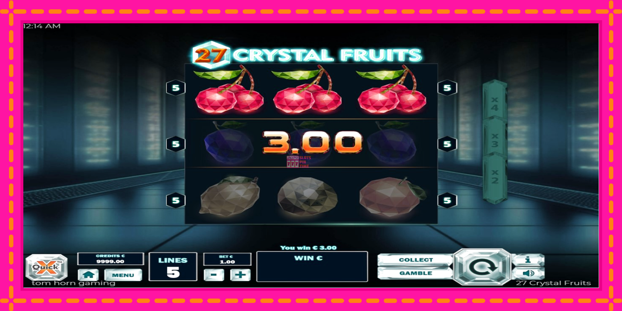 Slot machine 27 Crystal Fruits gratuitamente, immagine 3