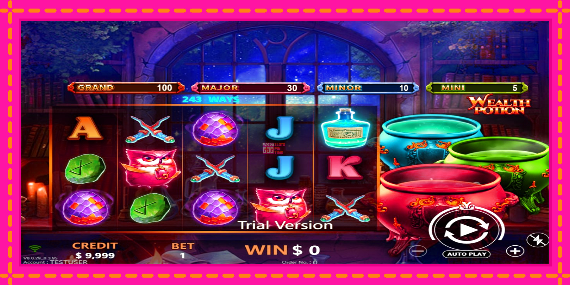 Slot machine Wealth Potion gratuitamente, immagine 1