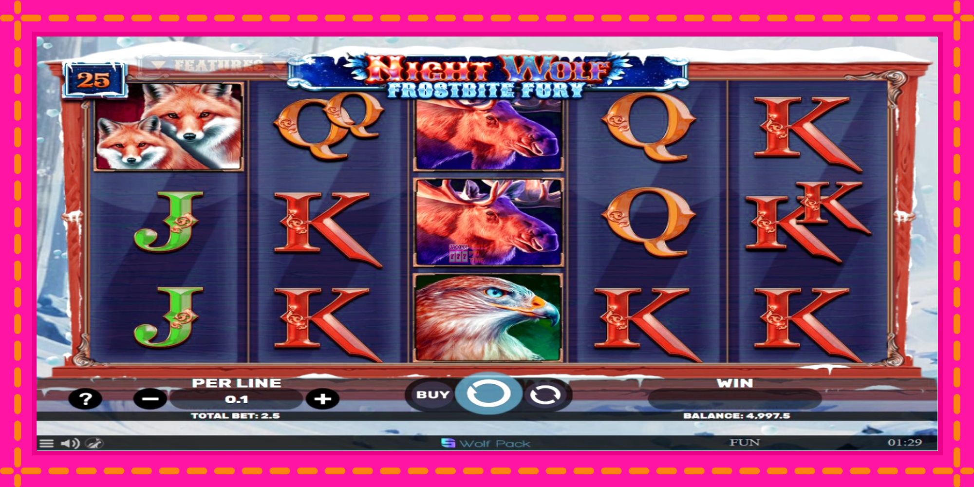 Slot machine Night Wolf - Frostbite Fury gratuitamente, immagine 2