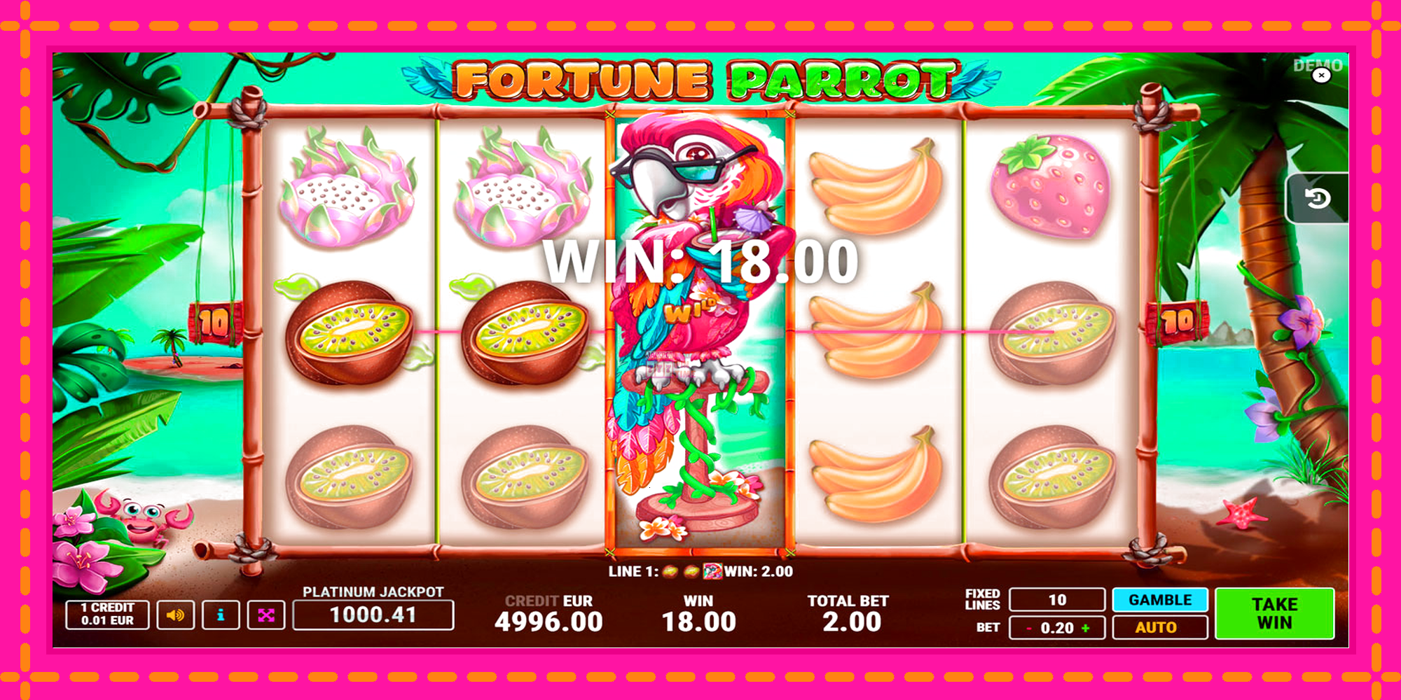 Slot machine Fortune Parrot gratuitamente, immagine 2