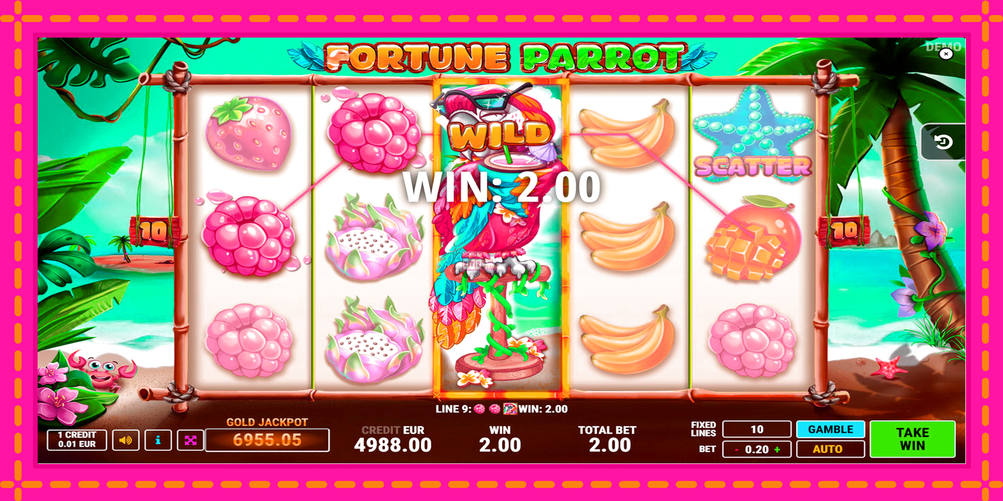 Slot machine Fortune Parrot gratuitamente, immagine 4