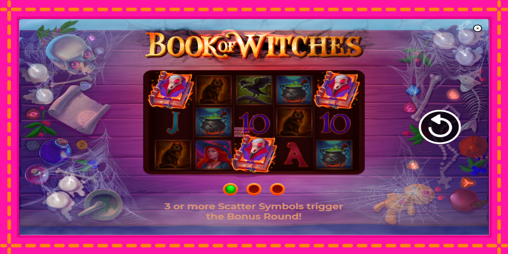 Slot machine Book of Witches gratuitamente, immagine 1