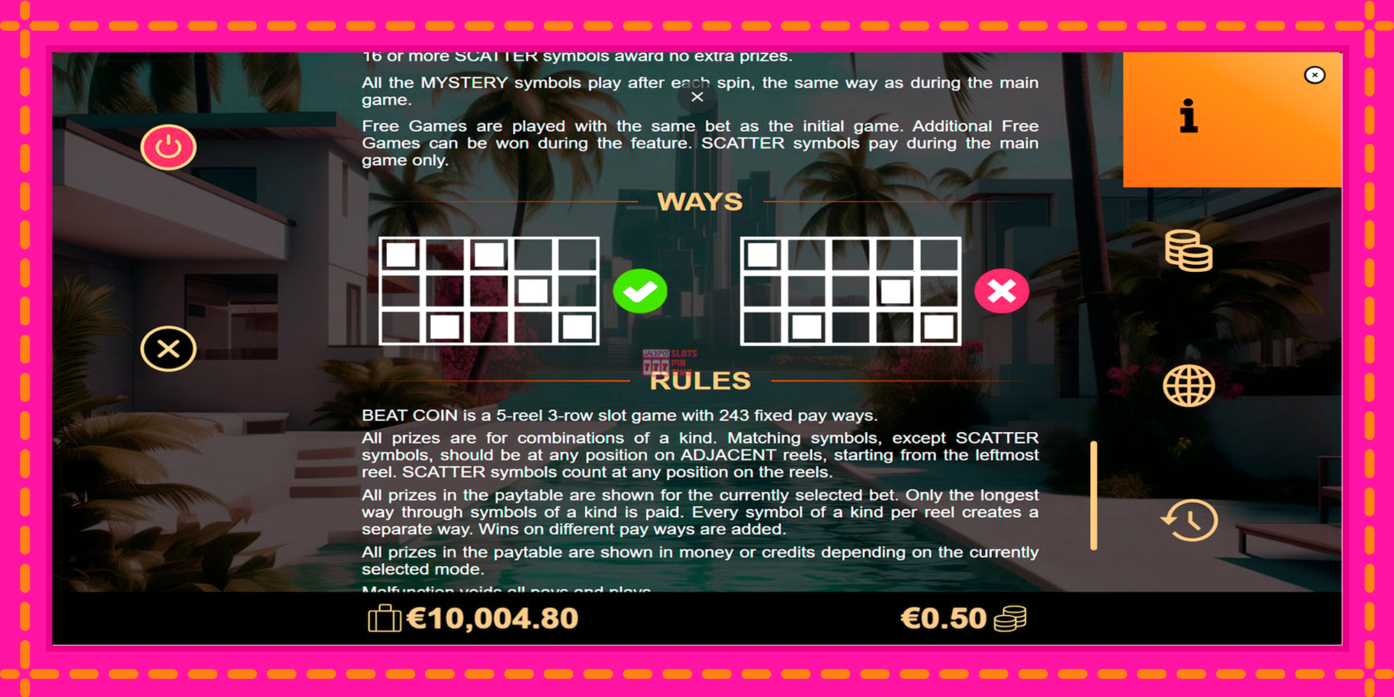 Slot machine Beat Coin gratuitamente, immagine 7