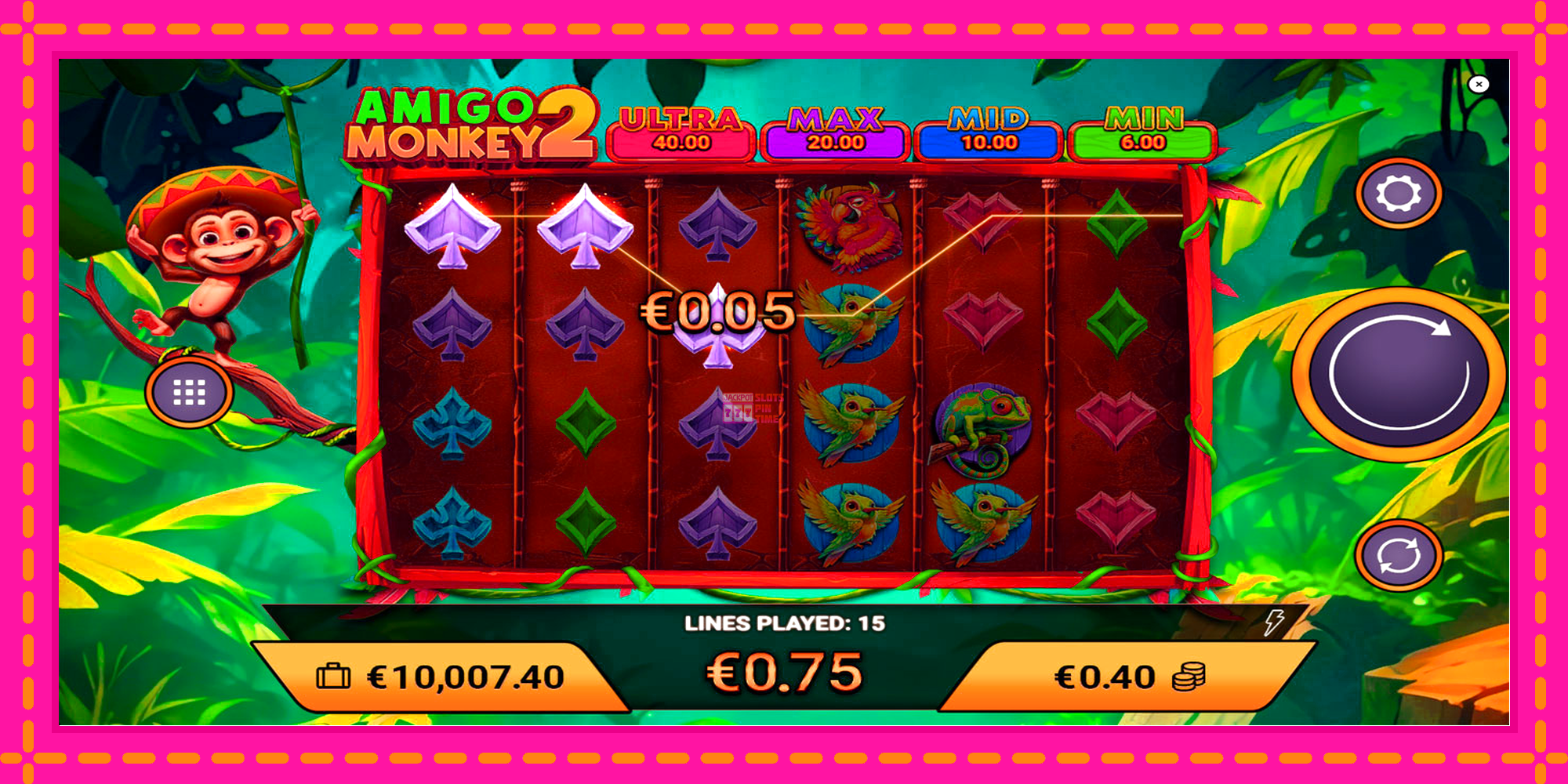 Slot machine Amigo Monkey 2 gratuitamente, immagine 4