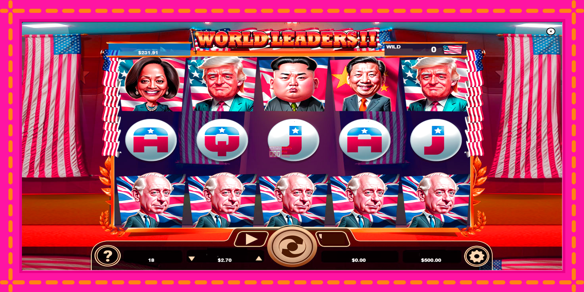 Slot machine World Leaders II gratuitamente, immagine 1