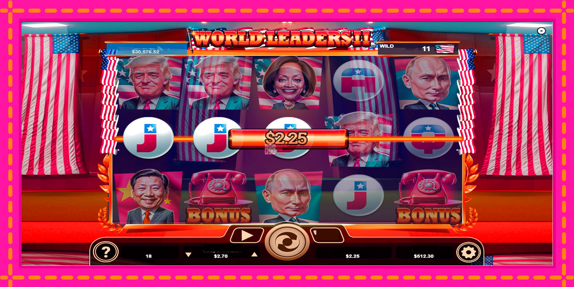 Slot machine World Leaders II gratuitamente, immagine 5