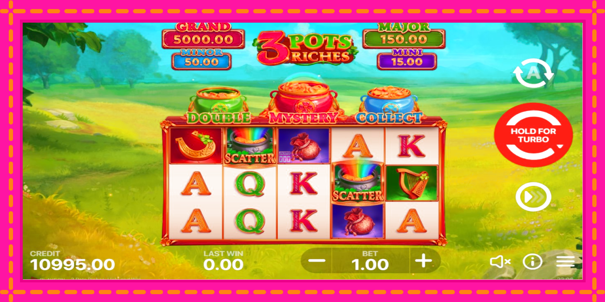 Slot machine 3 Pots Riches: Hold and Win gratuitamente, immagine 3