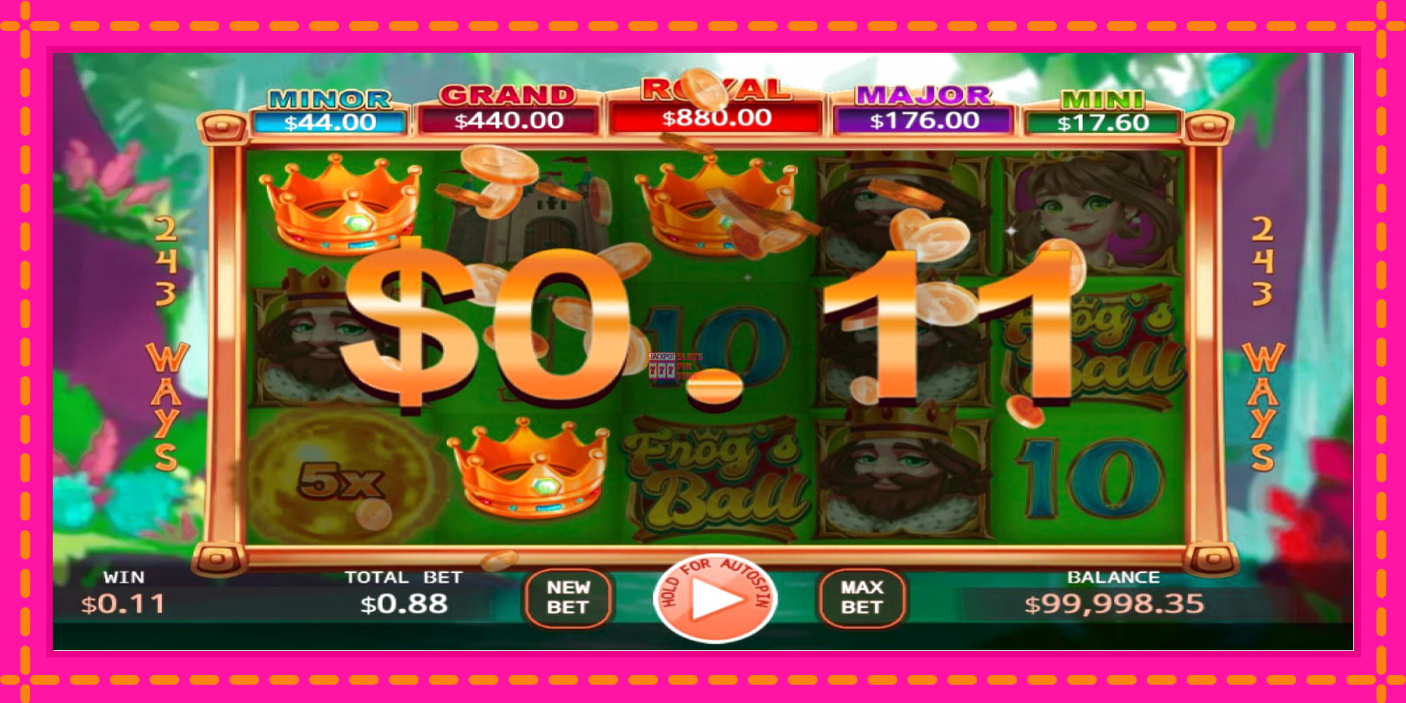 Slot machine Frogs Ball Lock 2 Spin gratuitamente, immagine 3