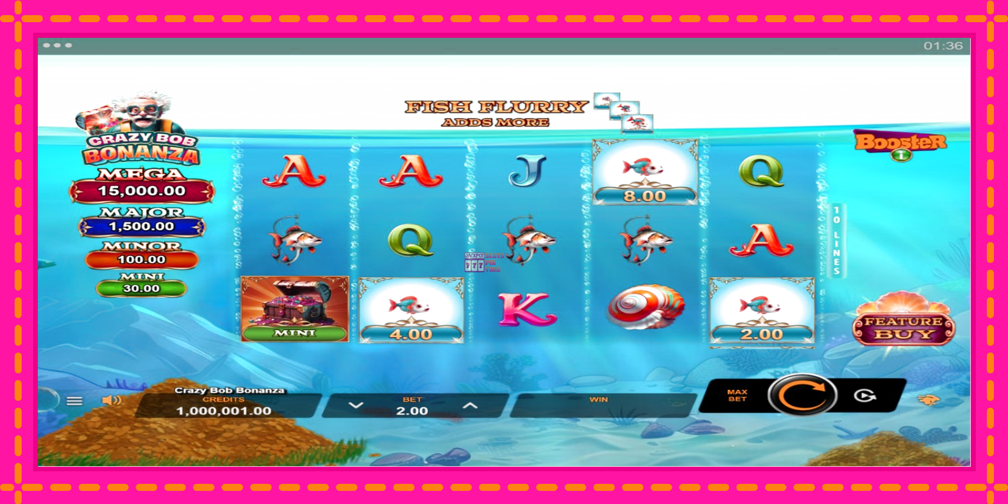 Slot machine Crazy Bob Bonanza gratuitamente, immagine 1