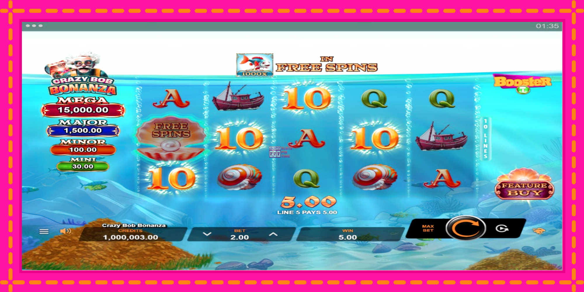 Slot machine Crazy Bob Bonanza gratuitamente, immagine 2