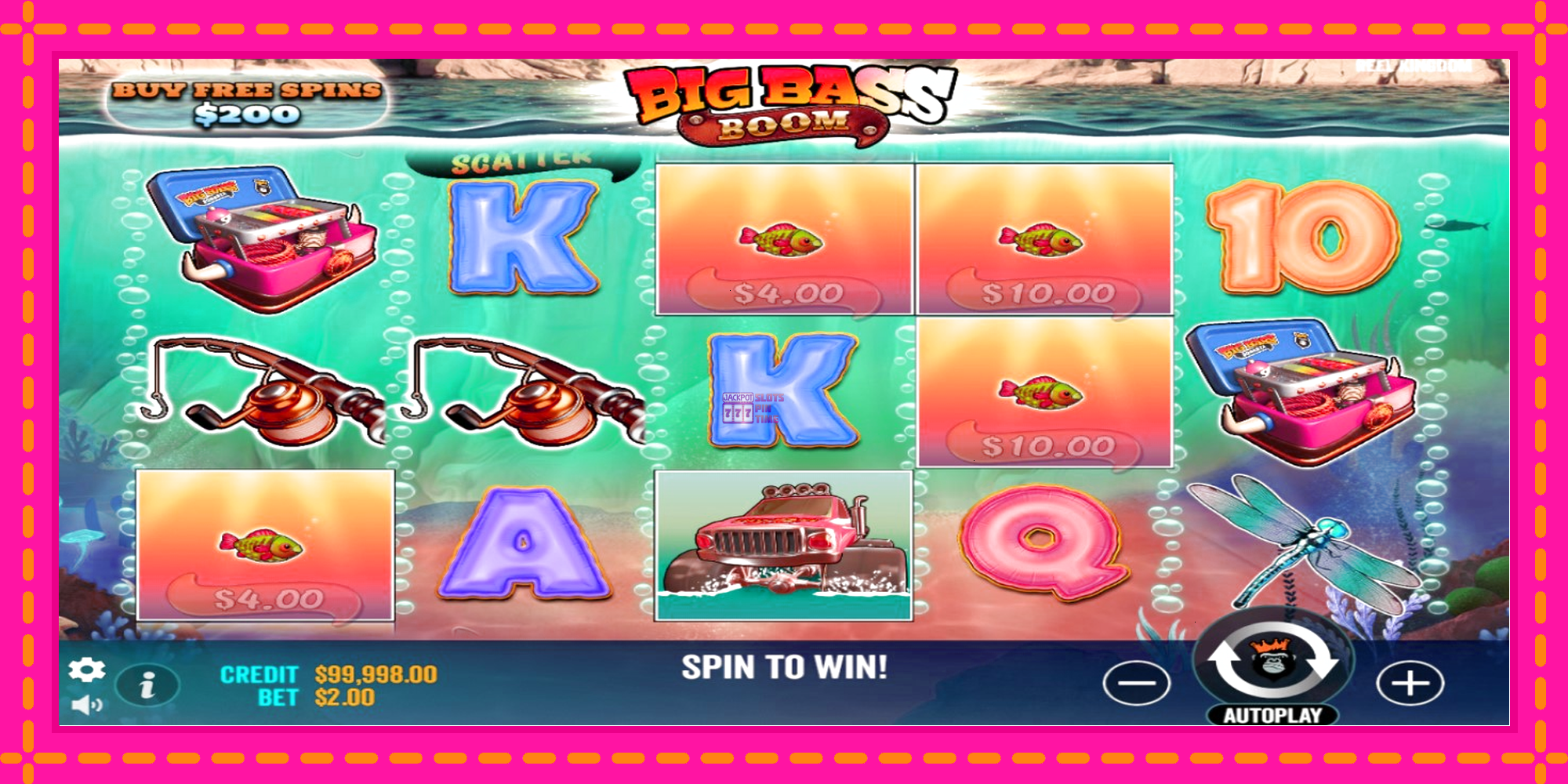 Slot machine Big Bass Boom gratuitamente, immagine 2