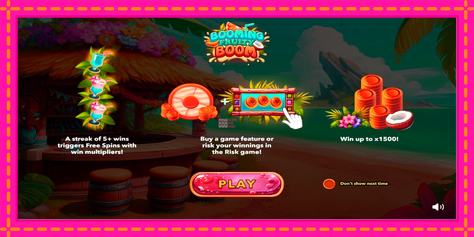 Slot machine Booming Fruity Boom gratuitamente, immagine 1