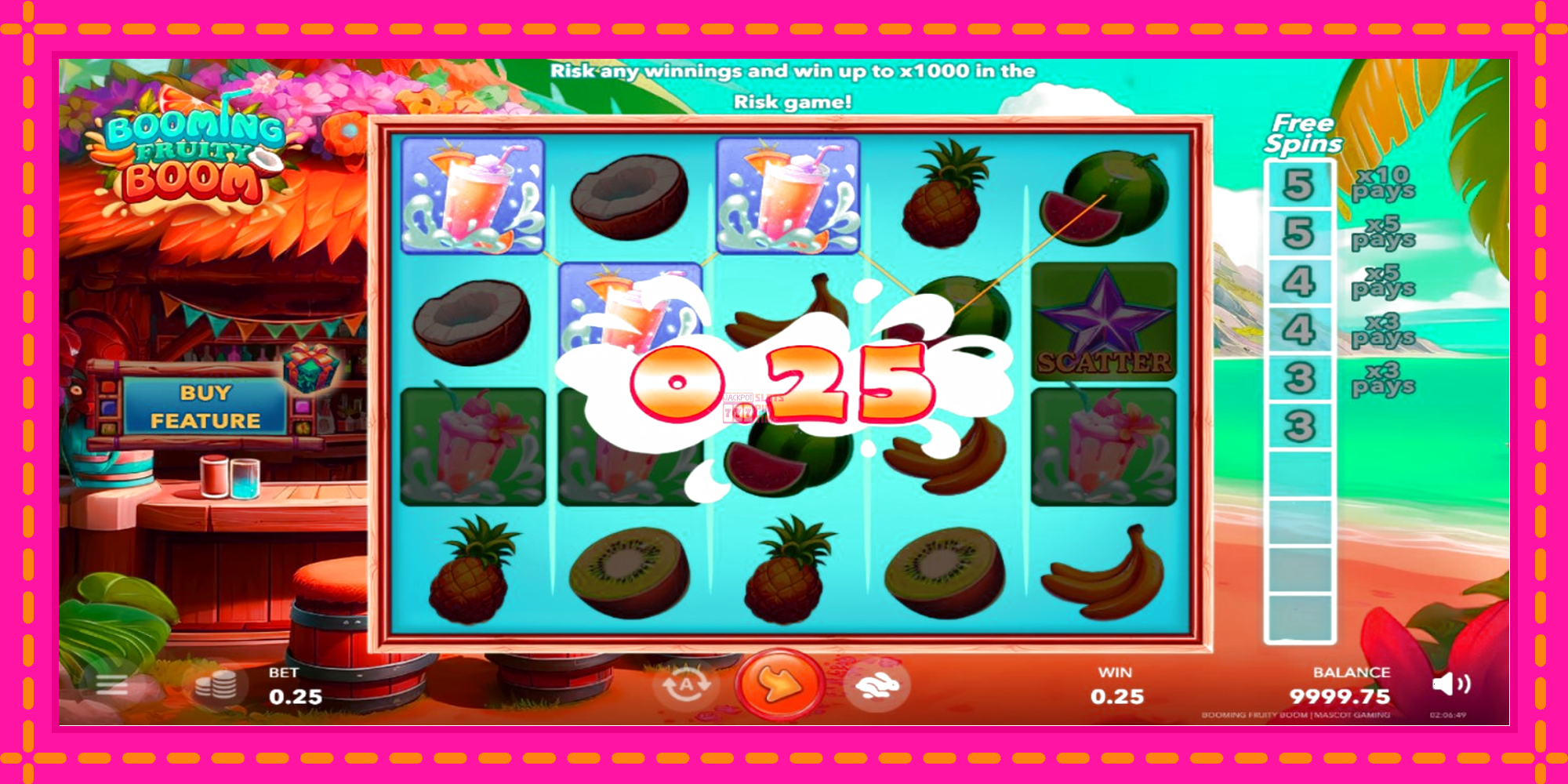 Slot machine Booming Fruity Boom gratuitamente, immagine 3