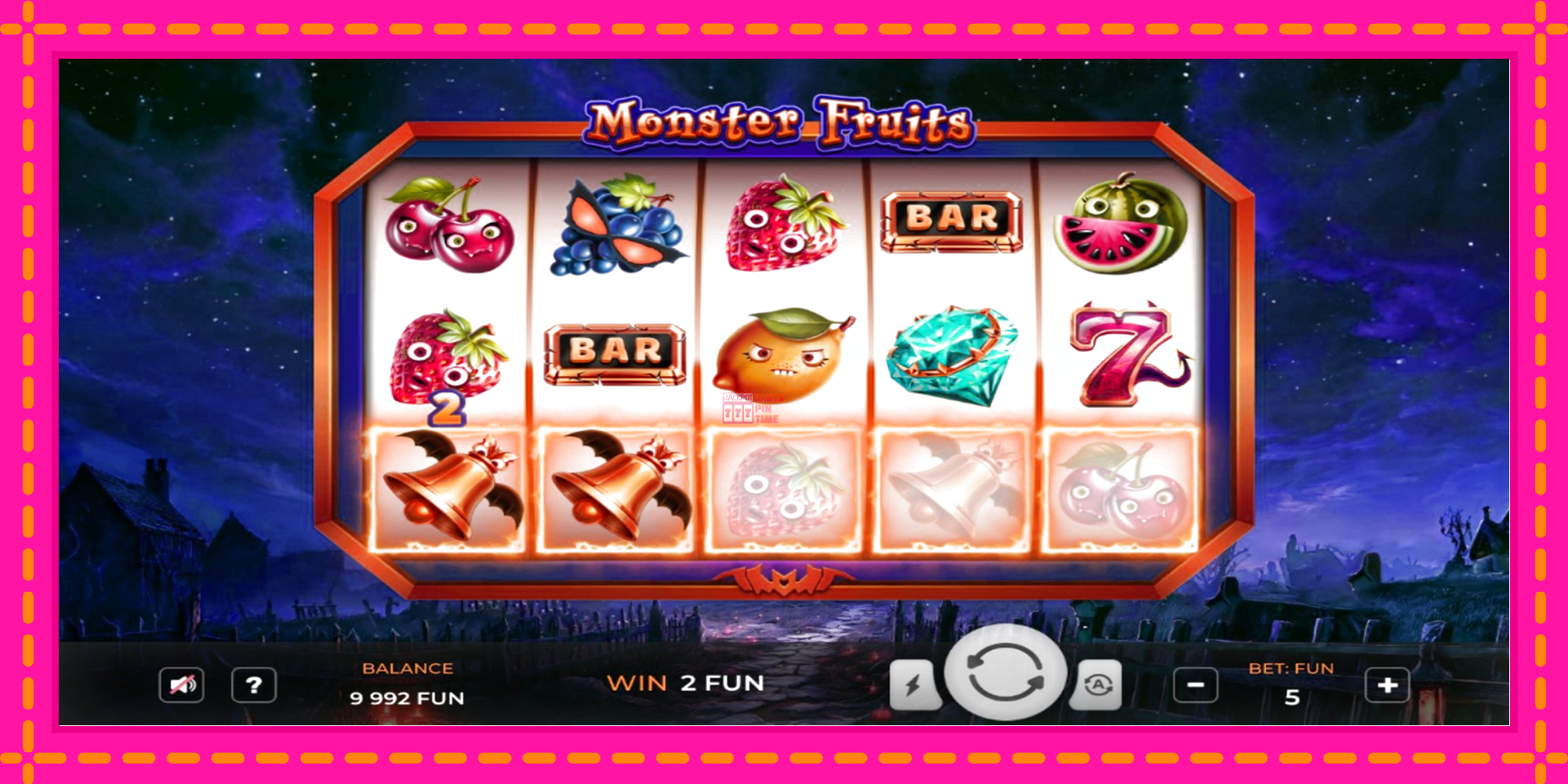 Slot machine Monster Fruits gratuitamente, immagine 2