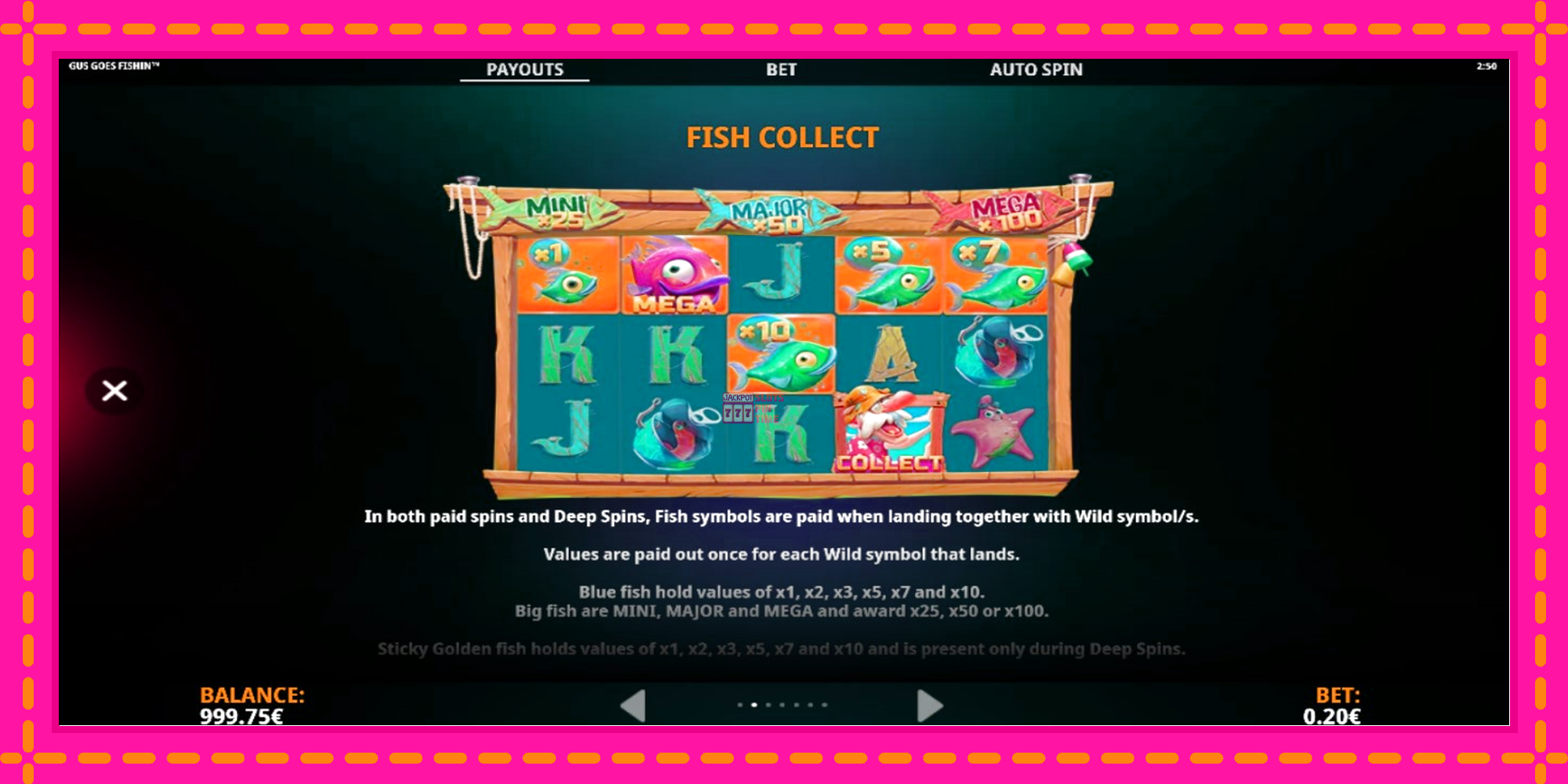 Slot machine Gus Goes Fishin gratuitamente, immagine 5