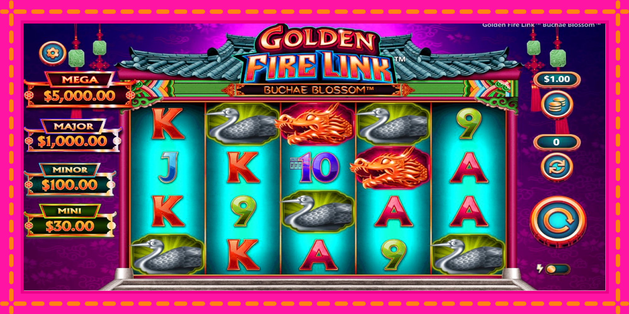 Slot machine Golden Fire Link Buchae Blossom gratuitamente, immagine 1