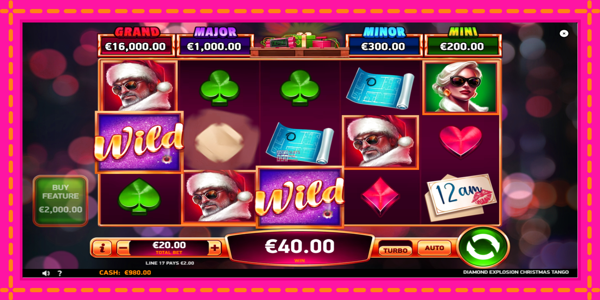 Slot machine Diamond Explosion Christmas Tango gratuitamente, immagine 3