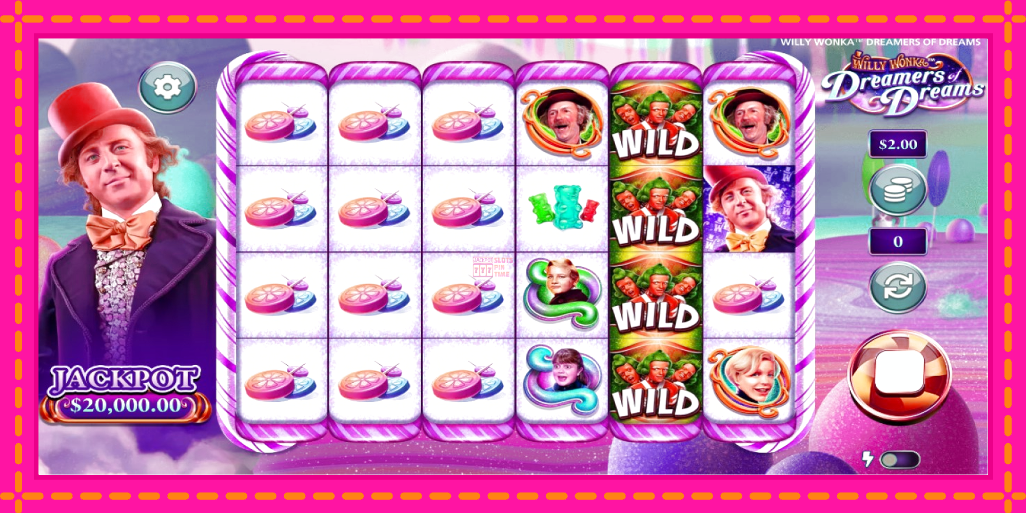 Slot machine Willy Wonka Dreamers of Dreams gratuitamente, immagine 2