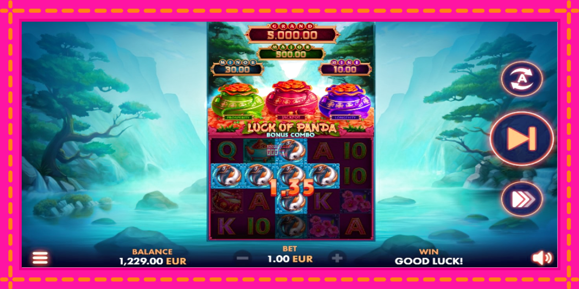 Slot machine Luck of Panda Bonus Combo gratuitamente, immagine 2