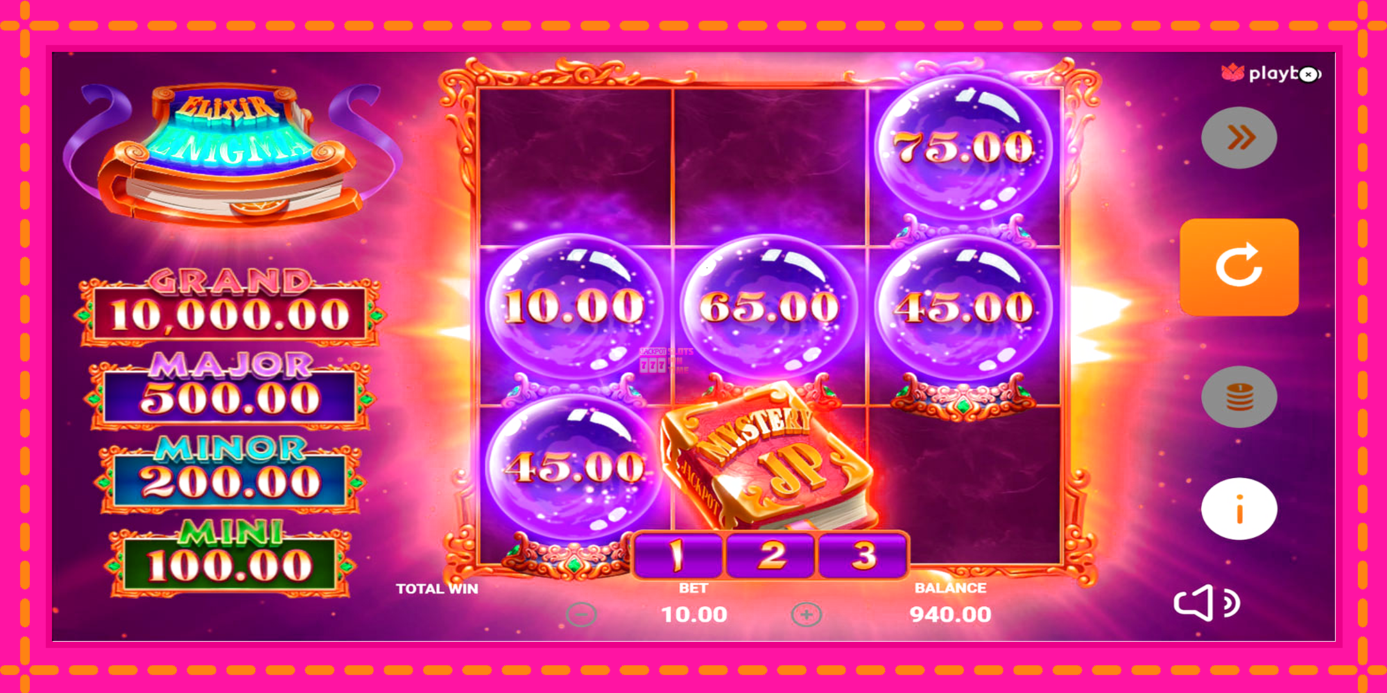 Slot machine Elixir Enigma gratuitamente, immagine 3