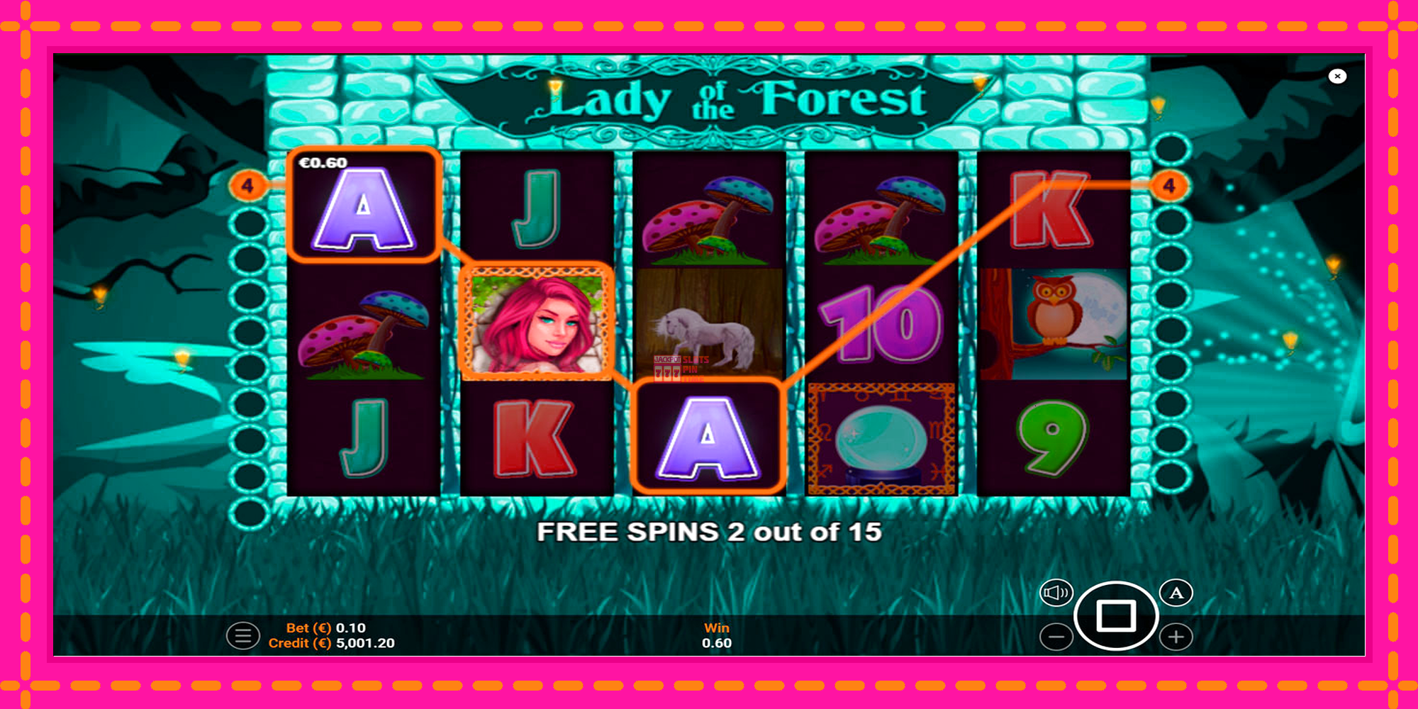 Slot machine Lady of the Forest gratuitamente, immagine 2