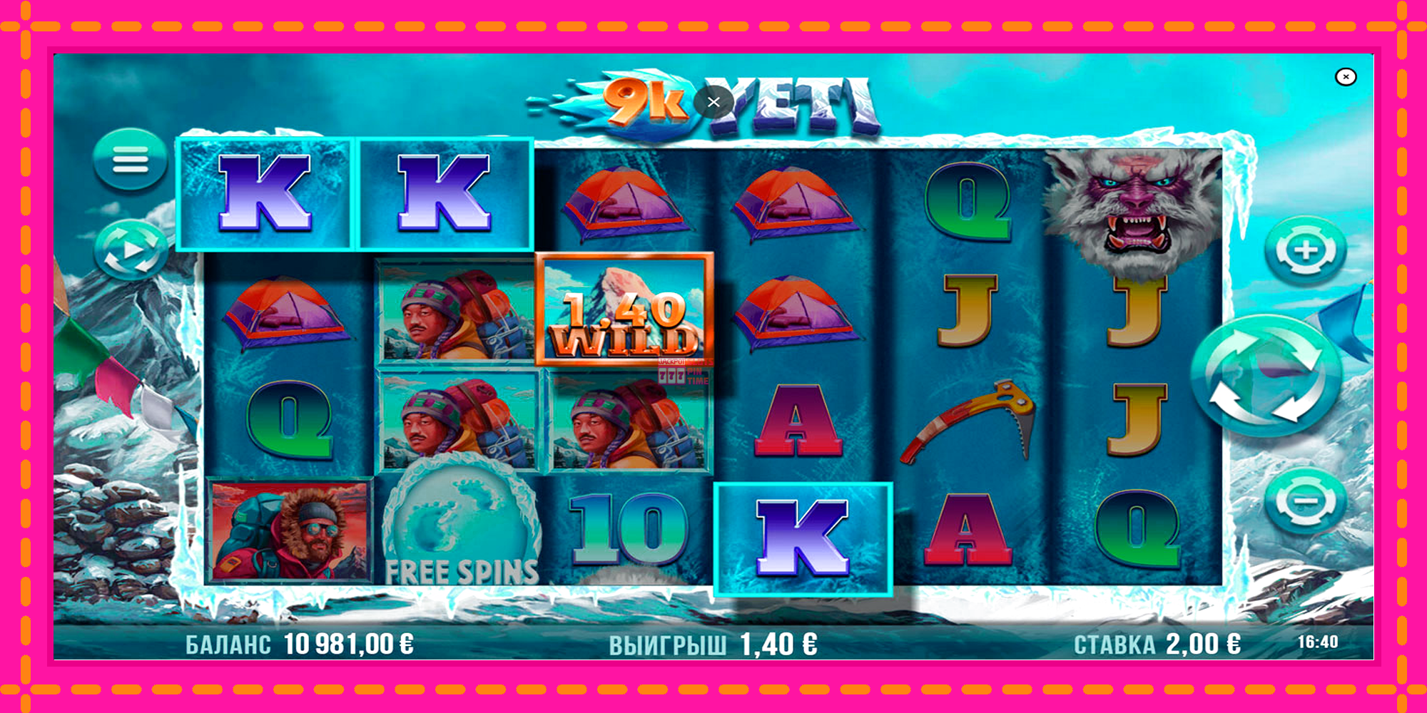 Slot machine 9k Yeti gratuitamente, immagine 2