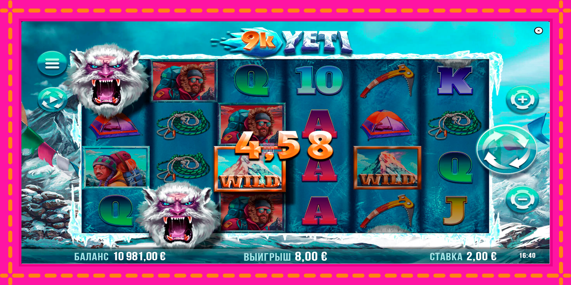 Slot machine 9k Yeti gratuitamente, immagine 3