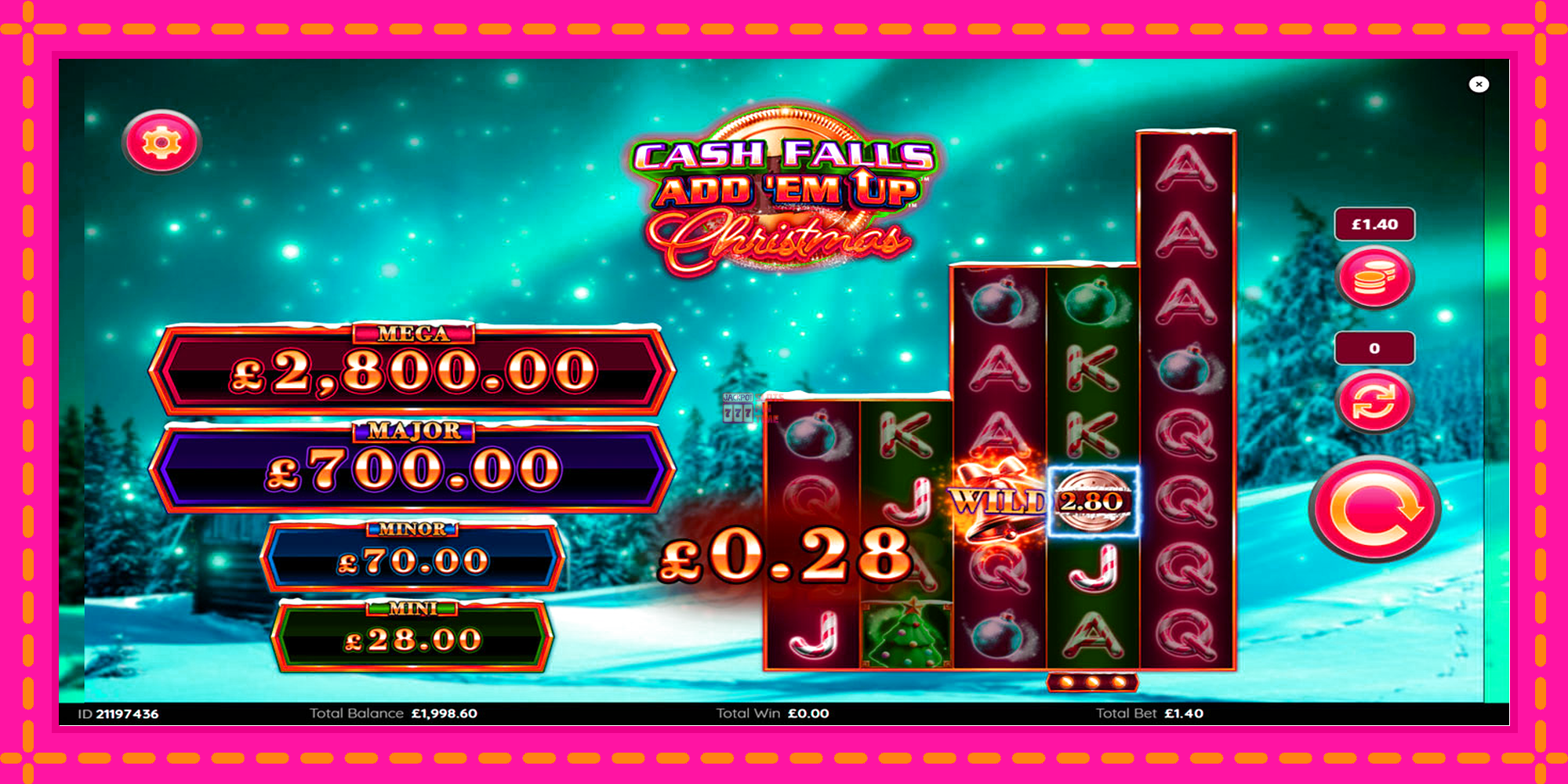 Slot machine Cash Falls: Add Em Up Christmas gratuitamente, immagine 6