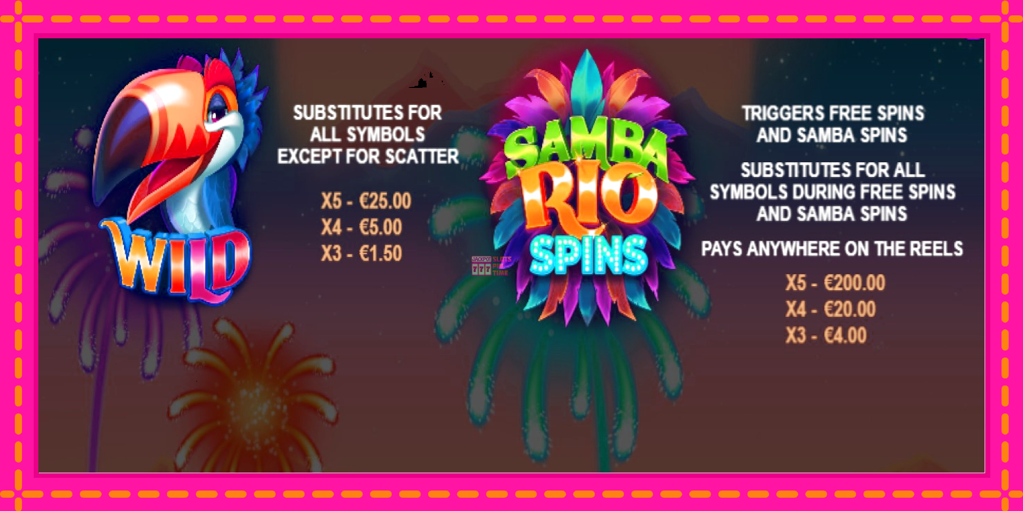 Slot machine Samba Rio Spins gratuitamente, immagine 4