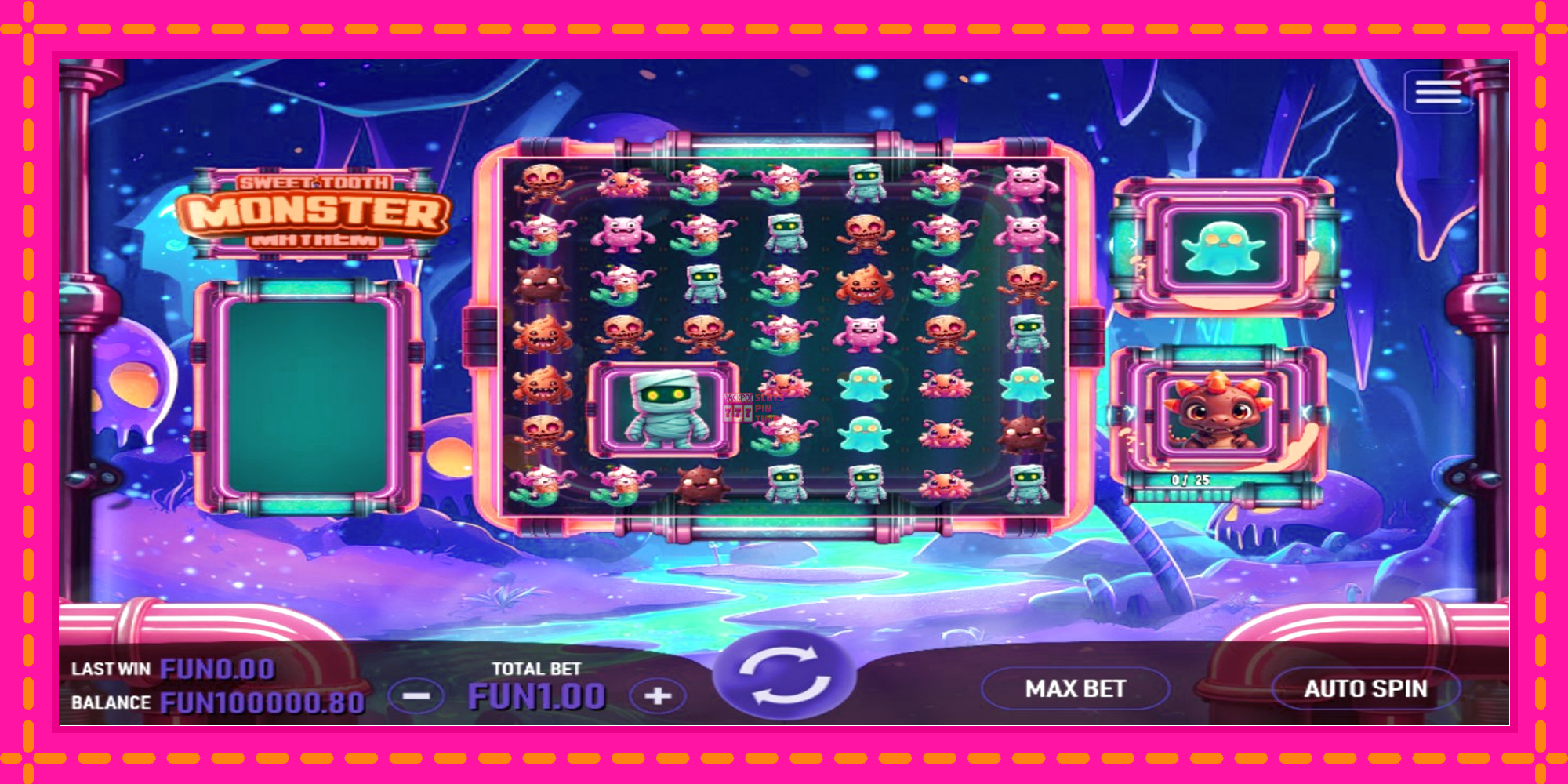 Slot machine Sweet Tooth Monster Mayhem gratuitamente, immagine 1